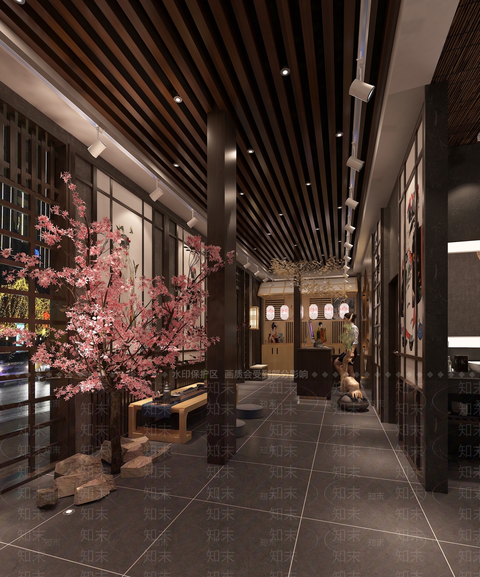 日式足浴会所3D模型下载【ID:787020127】