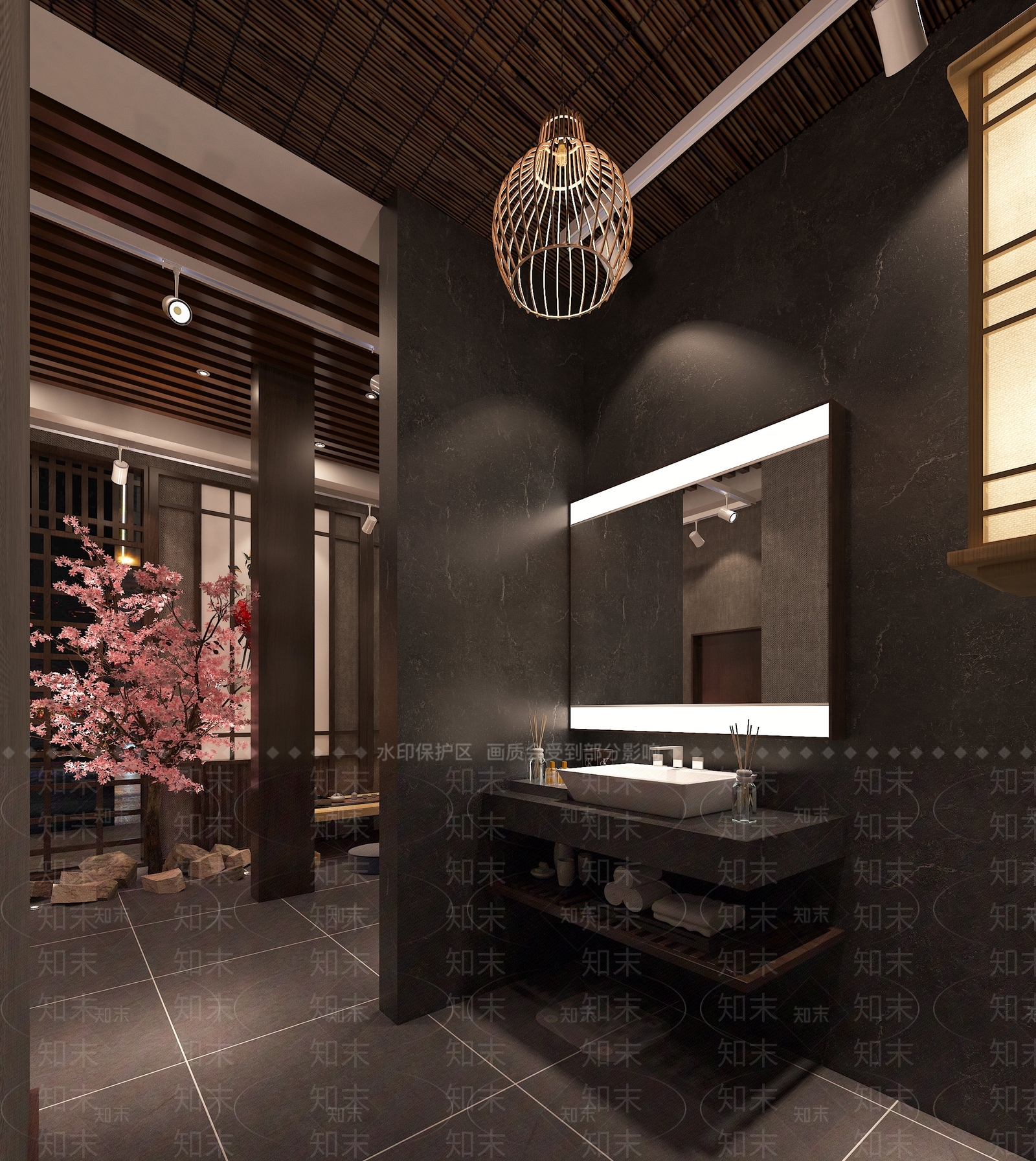 日式足浴会所3D模型下载【ID:787020127】