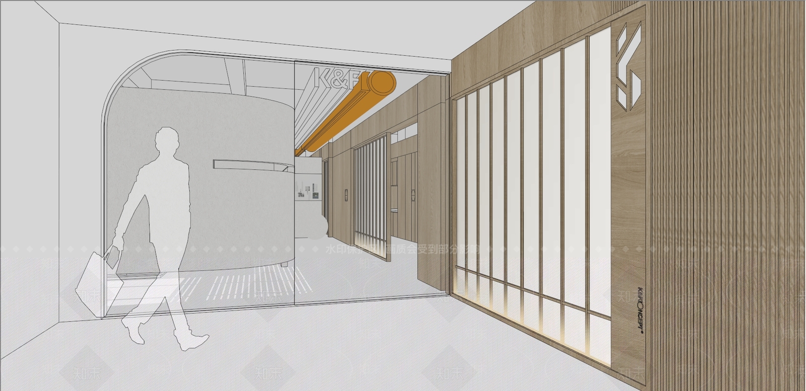 现代展厅SU模型下载【ID:287076945】