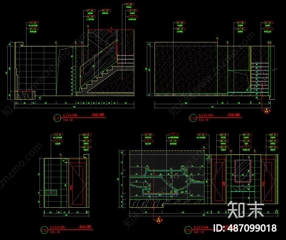 药馆cad施工图下载【ID:487099018】