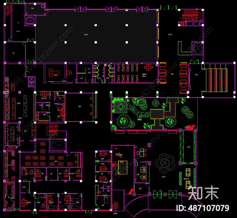 医院cad施工图下载【ID:487107079】