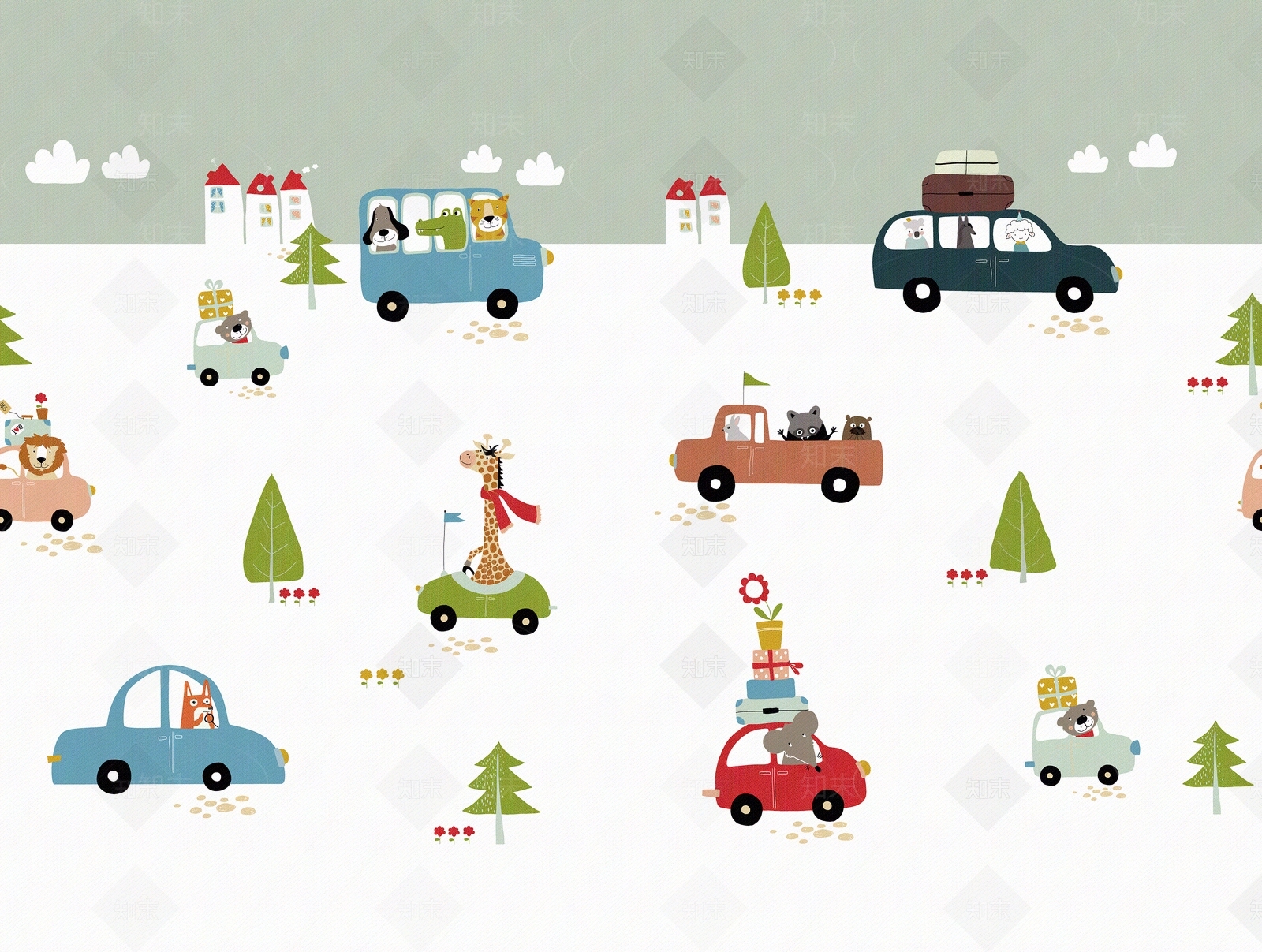 儿童简约壁纸贴图贴图下载【ID:687127722】