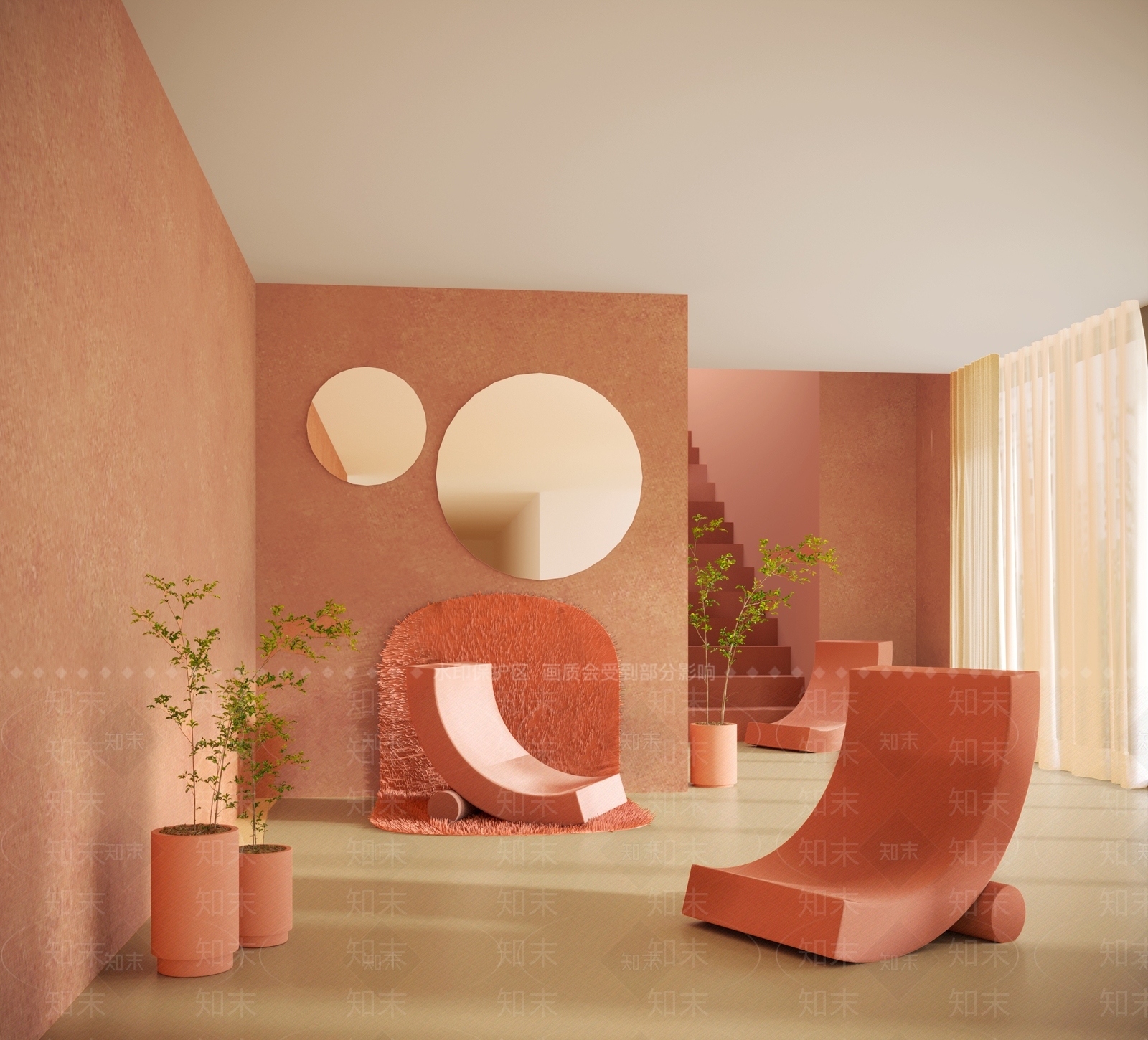 【3D悬赏模型】北欧风格休闲椅3D模型下载【ID:287195400】