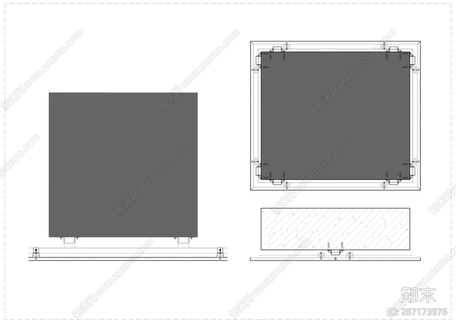 石材cad施工图下载【ID:287173976】