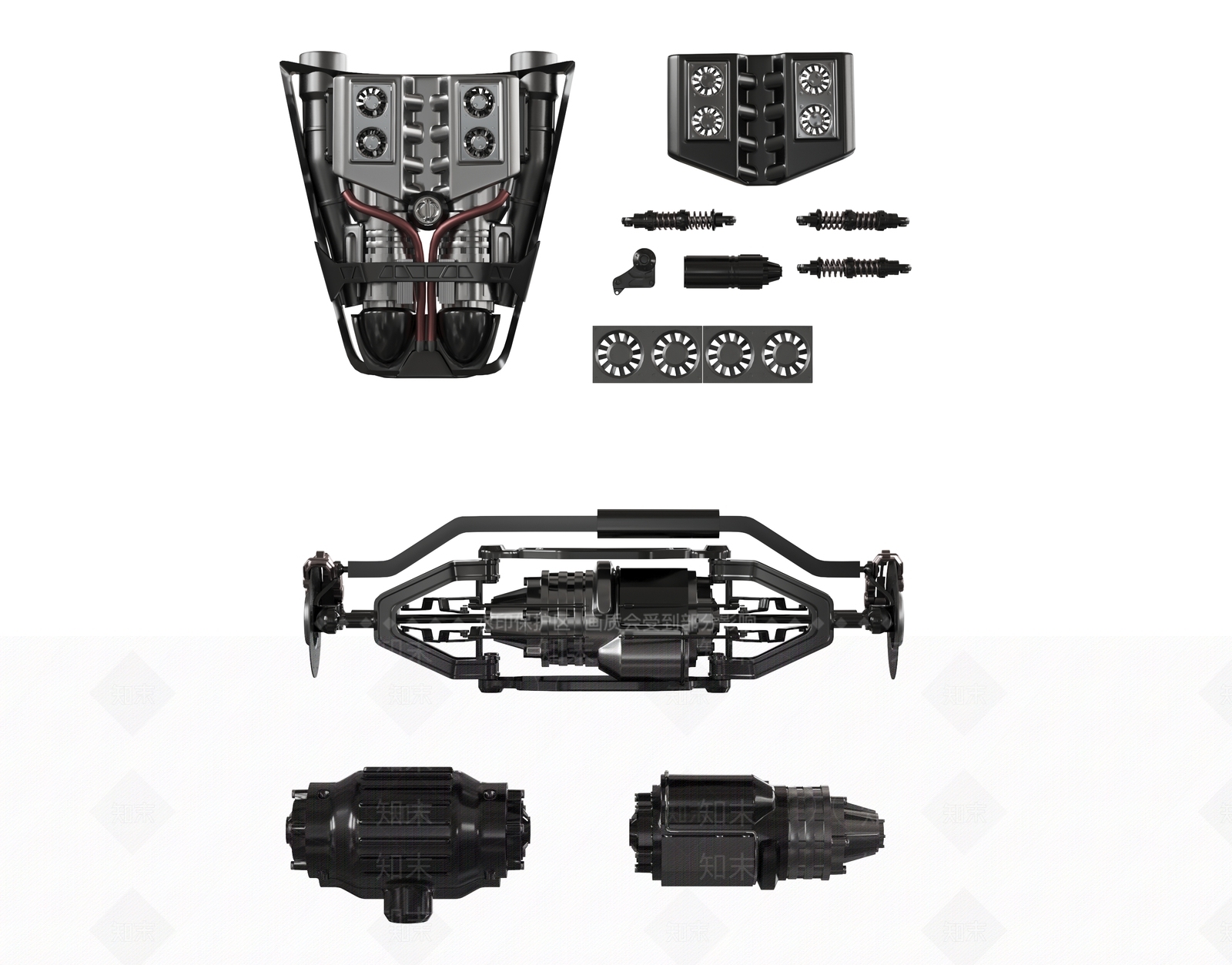 现代汽车配件3D模型下载【ID:987173781】