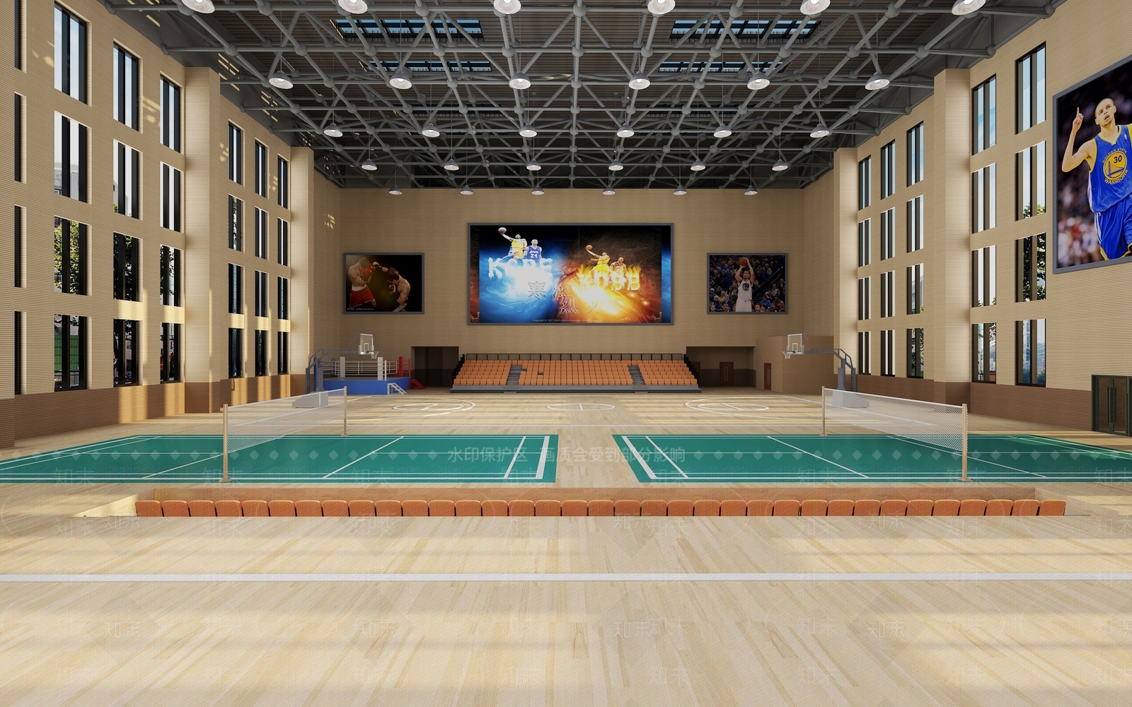 现代体育馆3D模型下载【ID:587177079】
