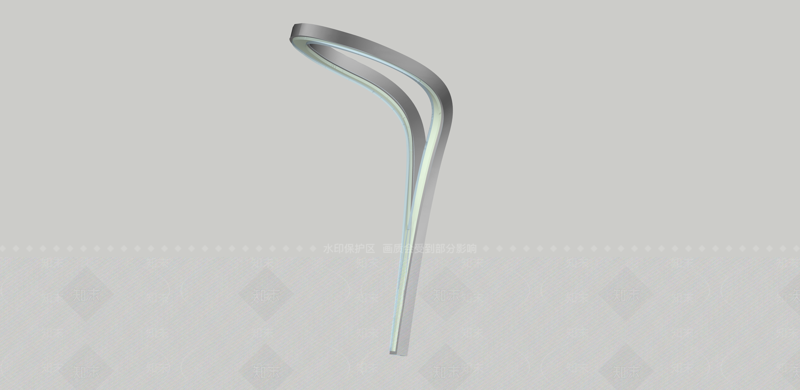 现代路灯SU模型下载【ID:387198504】