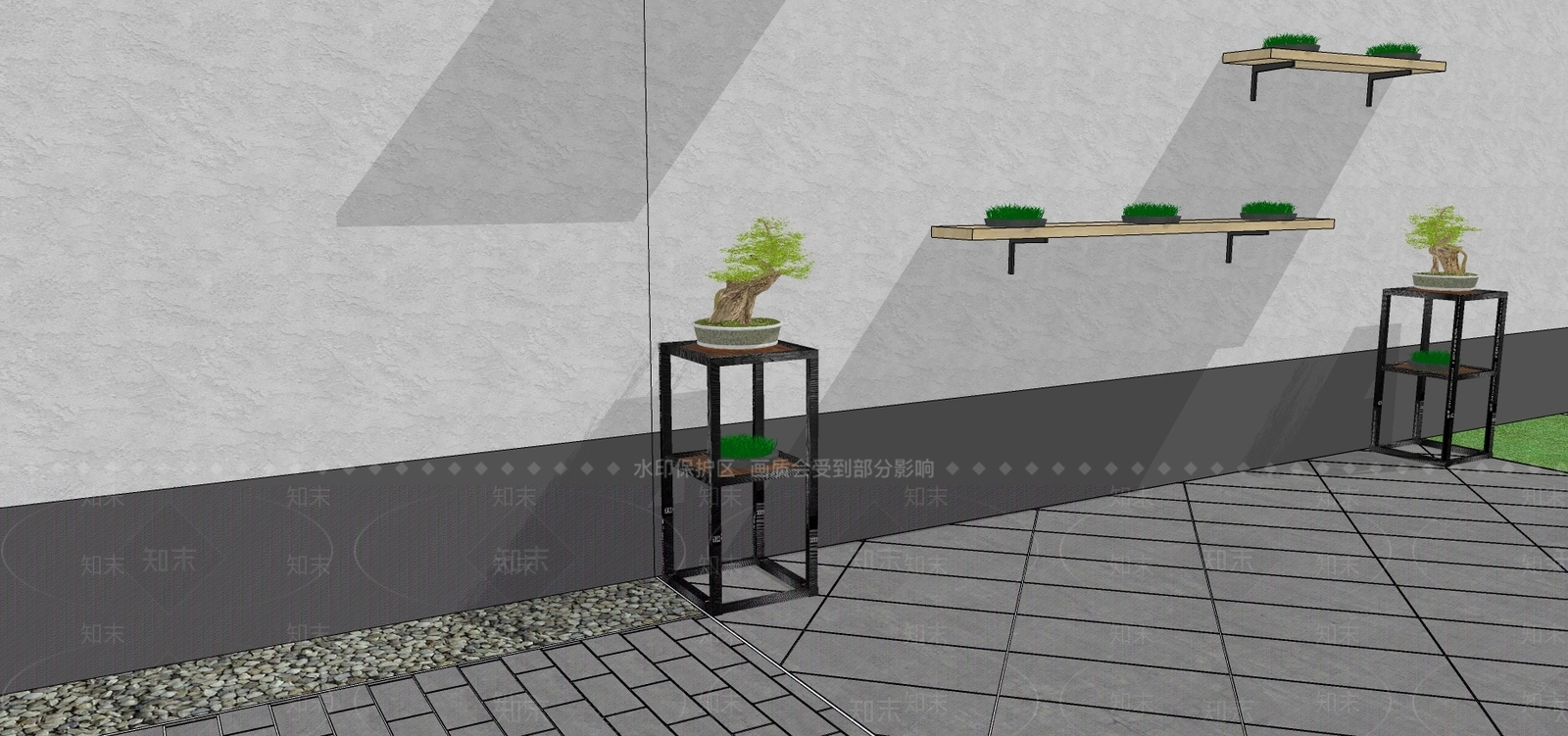 现代其他小品SU模型下载【ID:387209397】