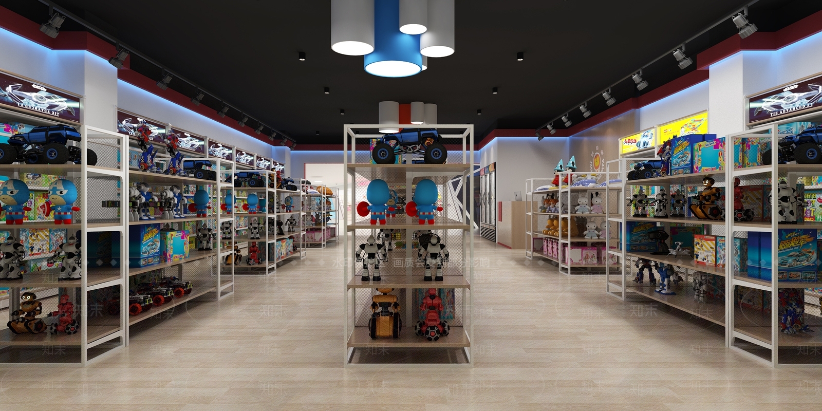 现代玩具礼品店3D模型下载【ID:687222905】