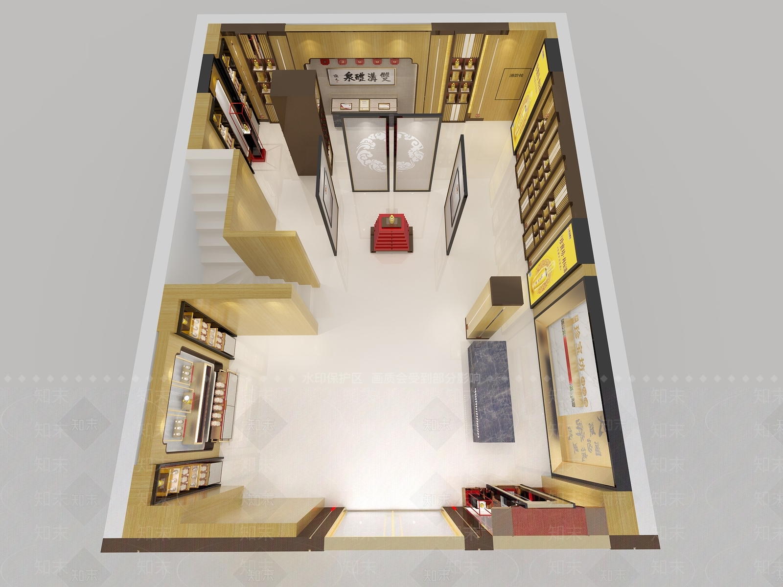 现代烟酒店3D模型下载【ID:687224174】