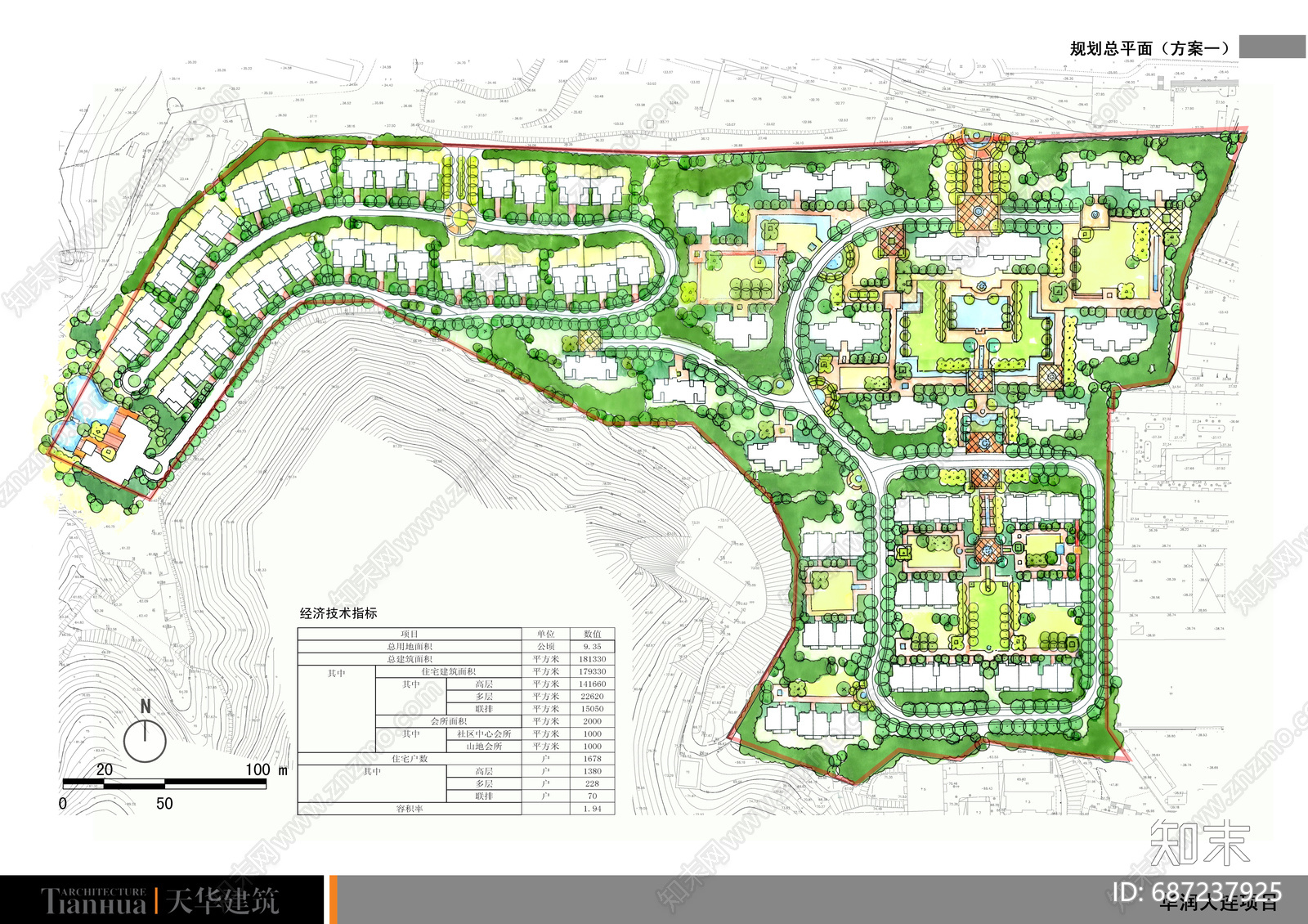 住宅区建筑cad施工图下载【ID:687237925】