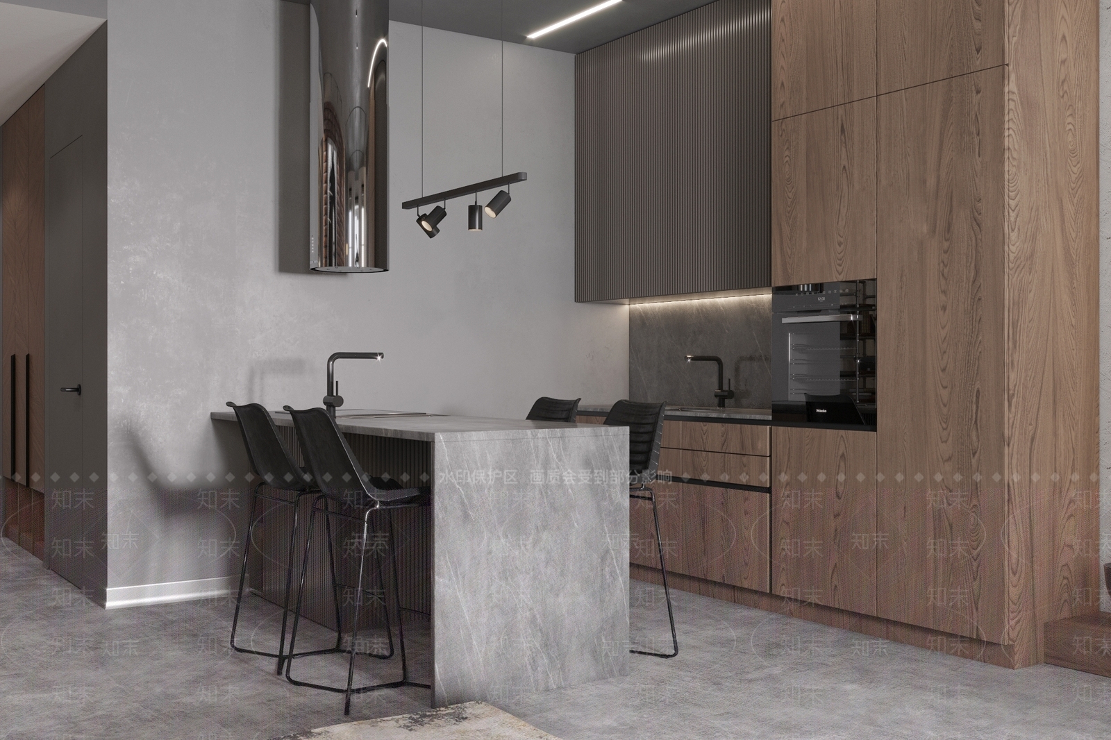 现代公寓3D模型下载【ID:987245704】