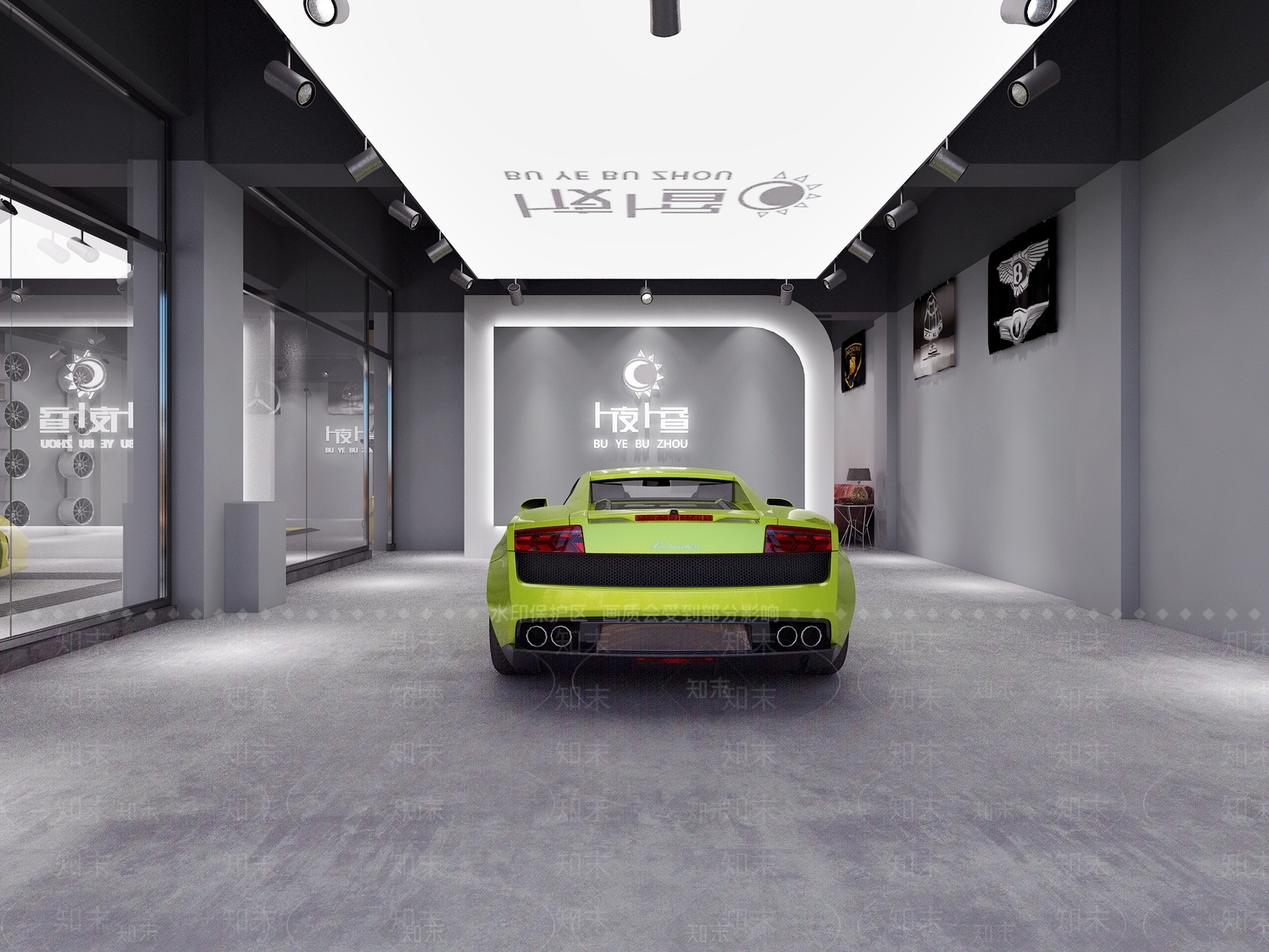 工业风车类展厅3D模型下载【ID:387262538】