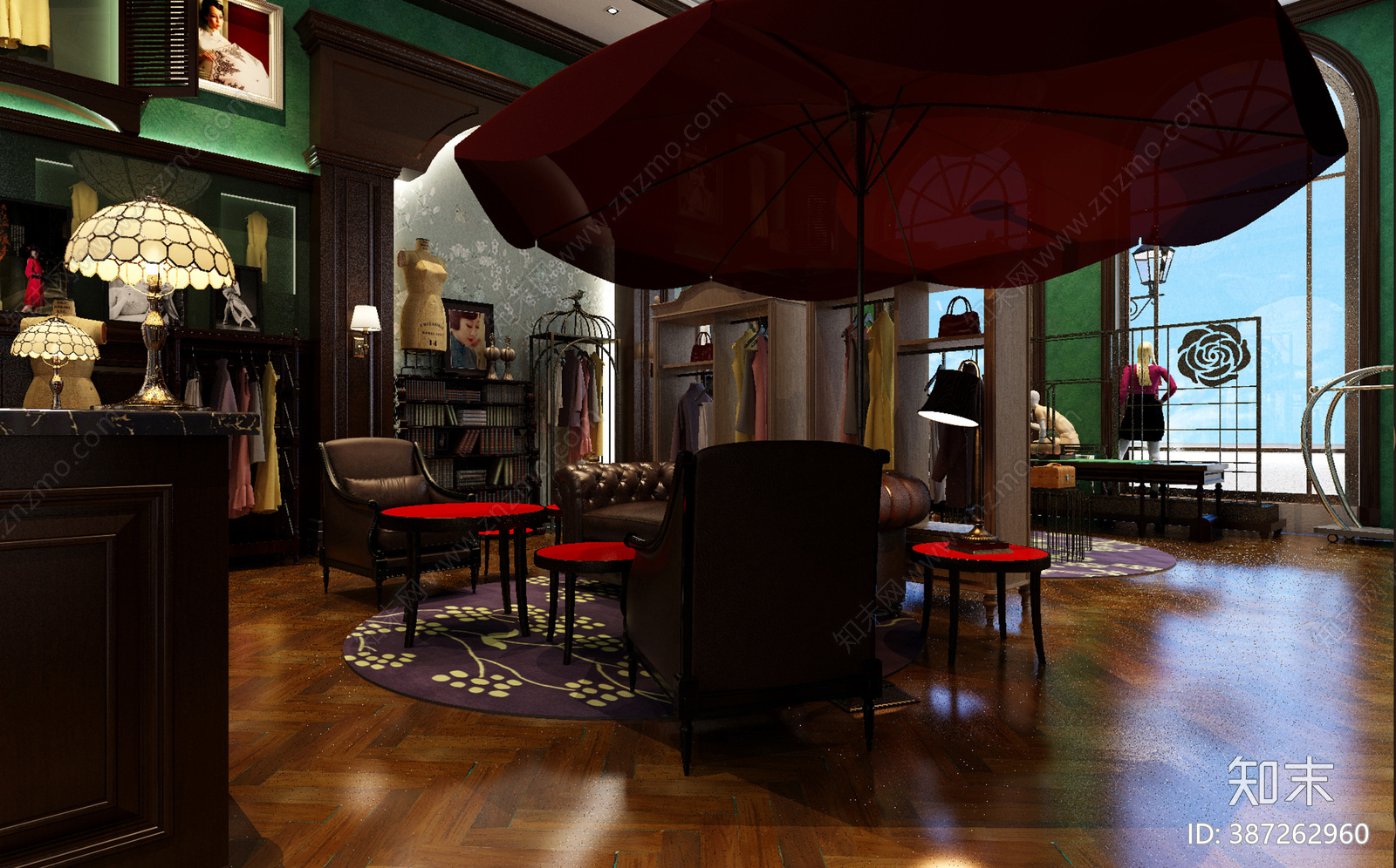 女装店cad施工图下载【ID:387262960】