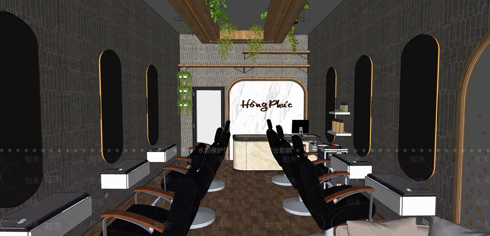 现代理发店SU模型下载【ID:387268217】