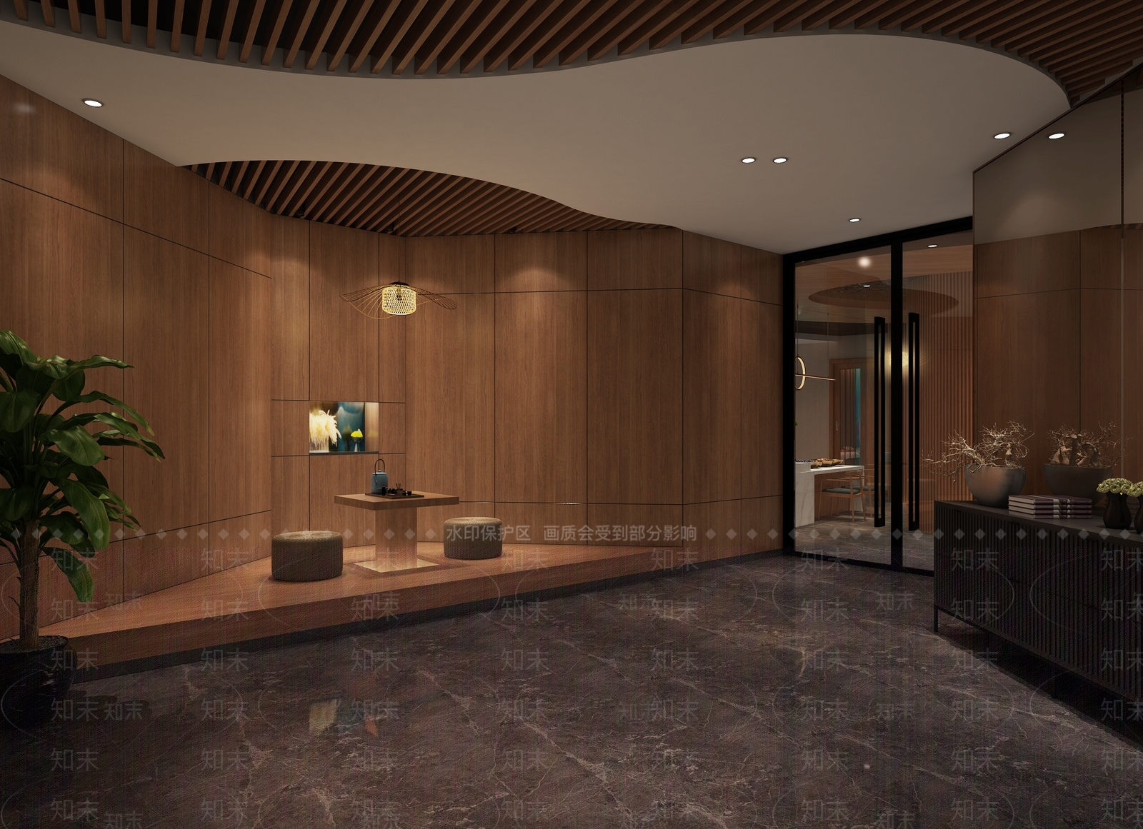新中式足浴会所3D模型下载【ID:787274118】