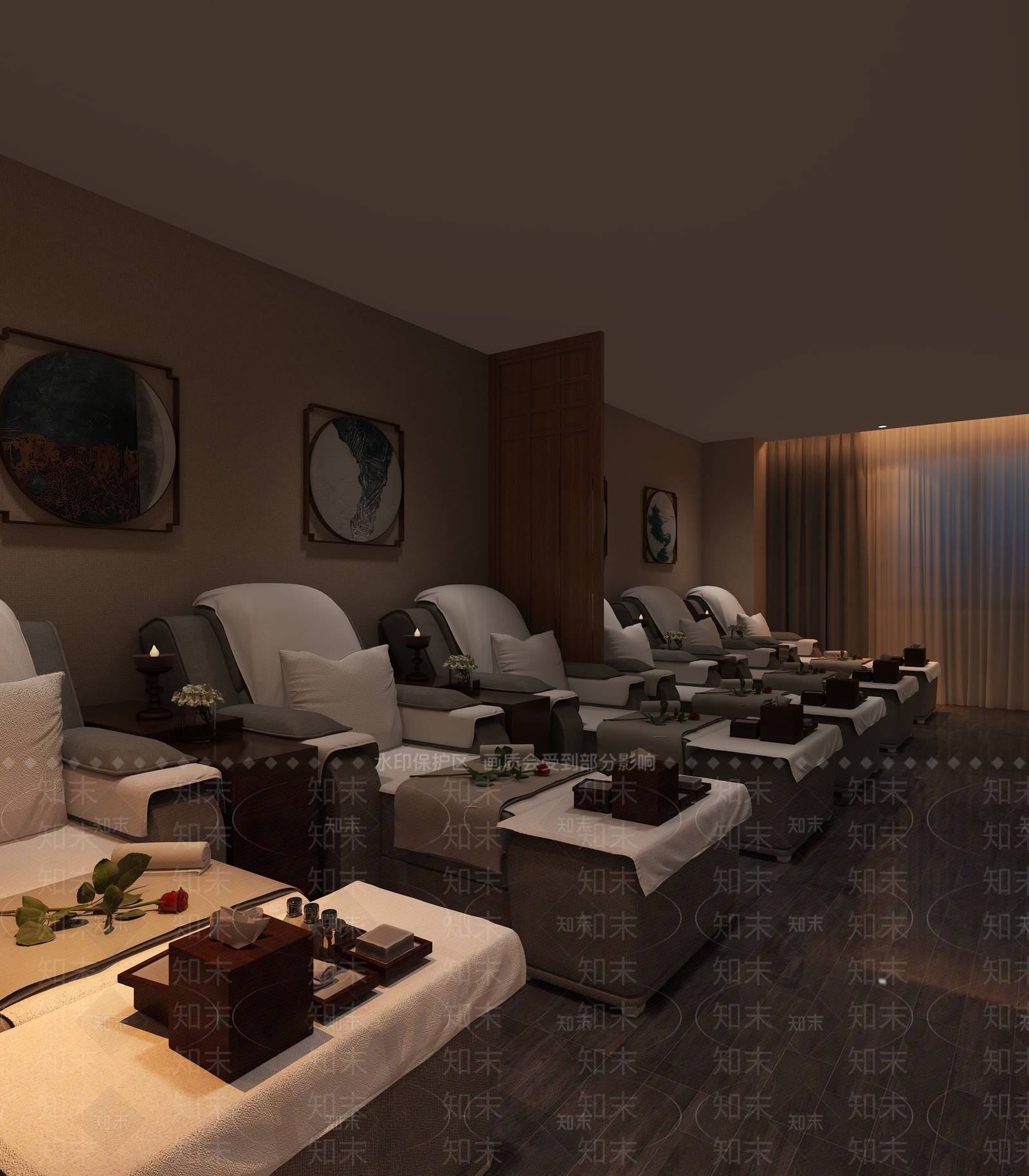 新中式足浴会所3D模型下载【ID:787275100】