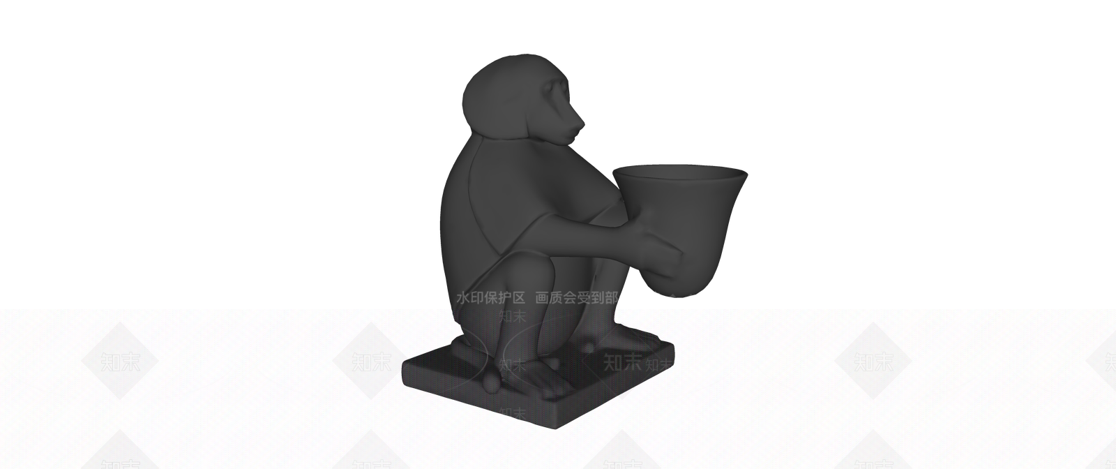 现代雕塑SU模型下载【ID:687290807】