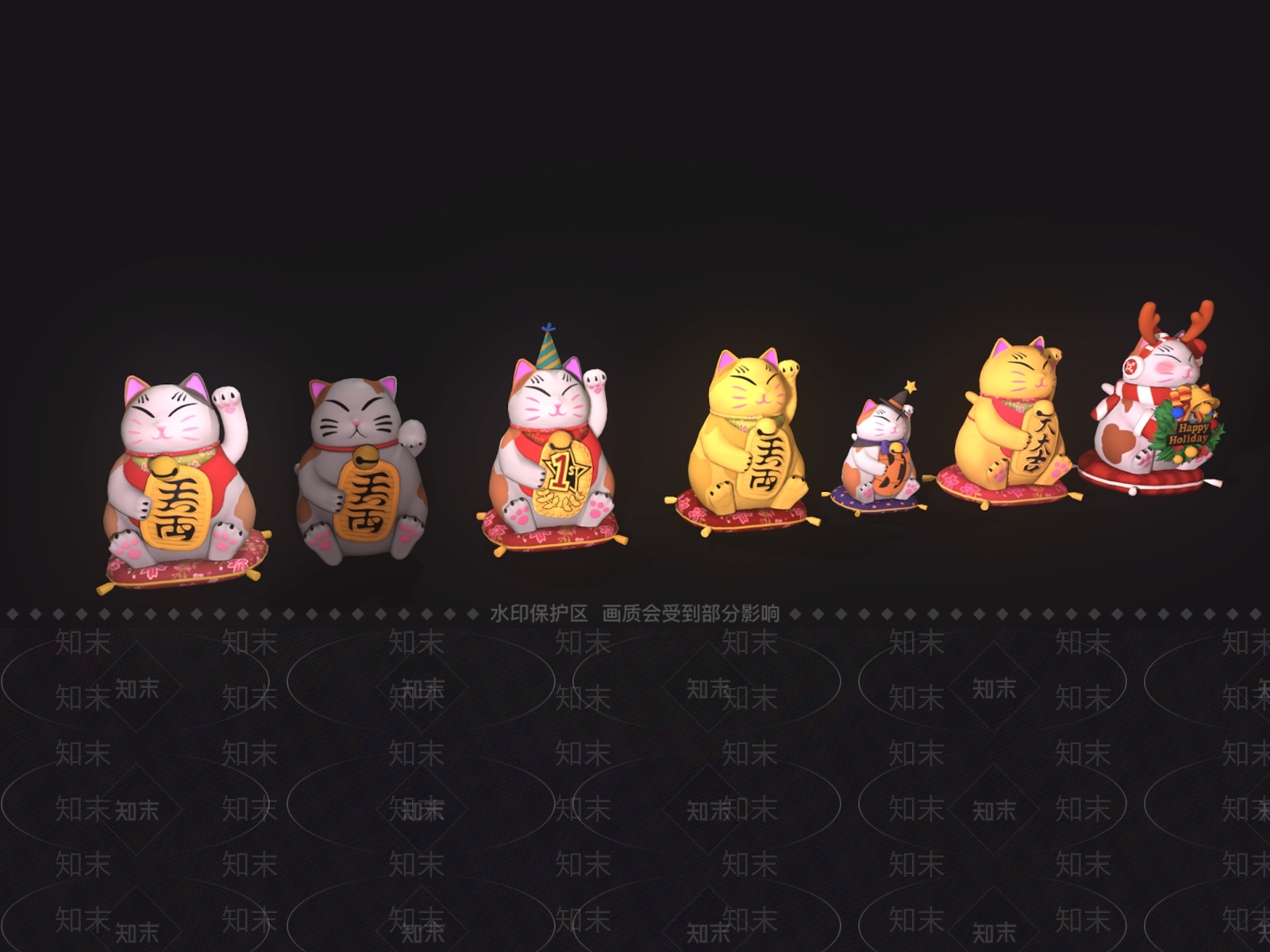 日式饰品摆件3D模型下载【ID:987642133】