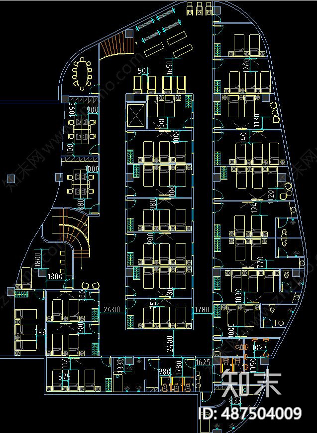 医院cad施工图下载【ID:487504009】