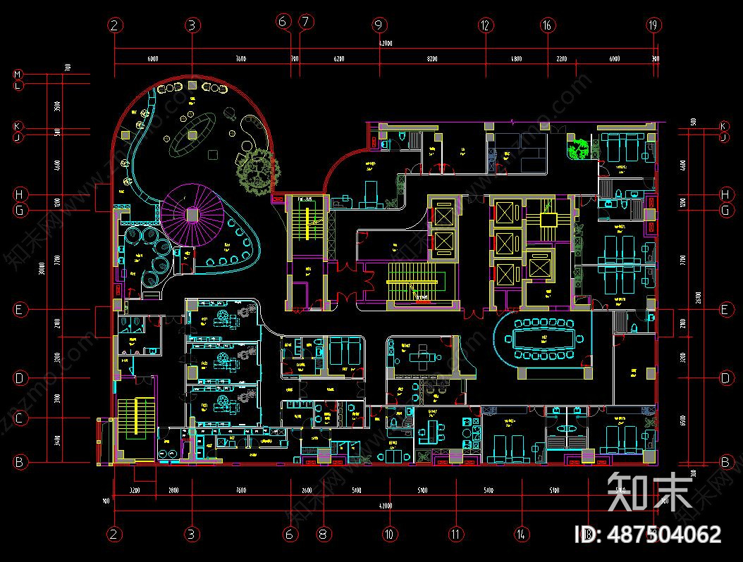 医院cad施工图下载【ID:487504062】