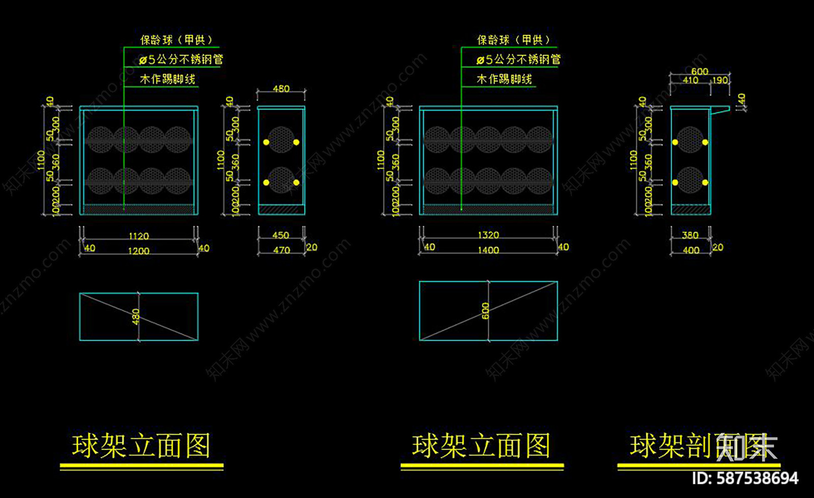 保龄球馆cad施工图下载【ID:587538694】