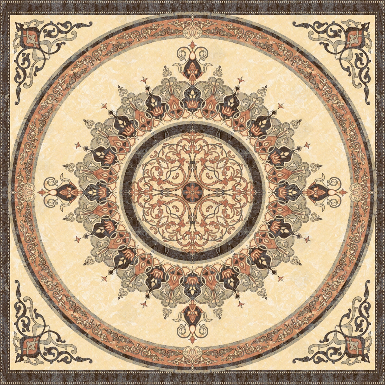 欧式地面拼花贴图下载【ID:788002685】