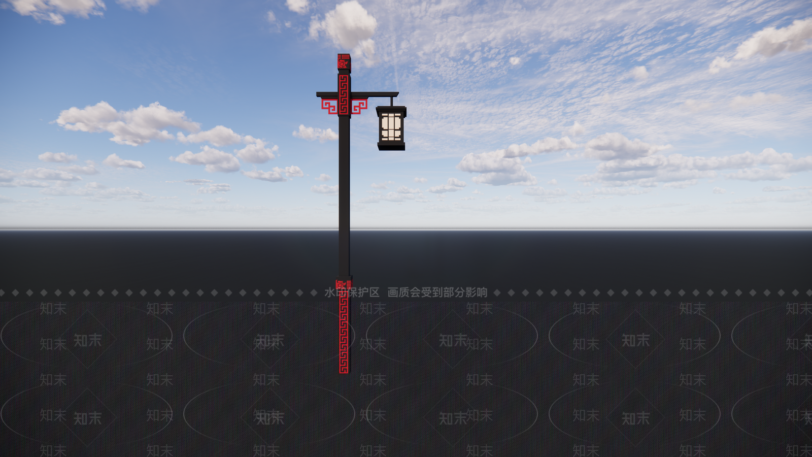 新中式路灯SU模型下载【ID:387646505】