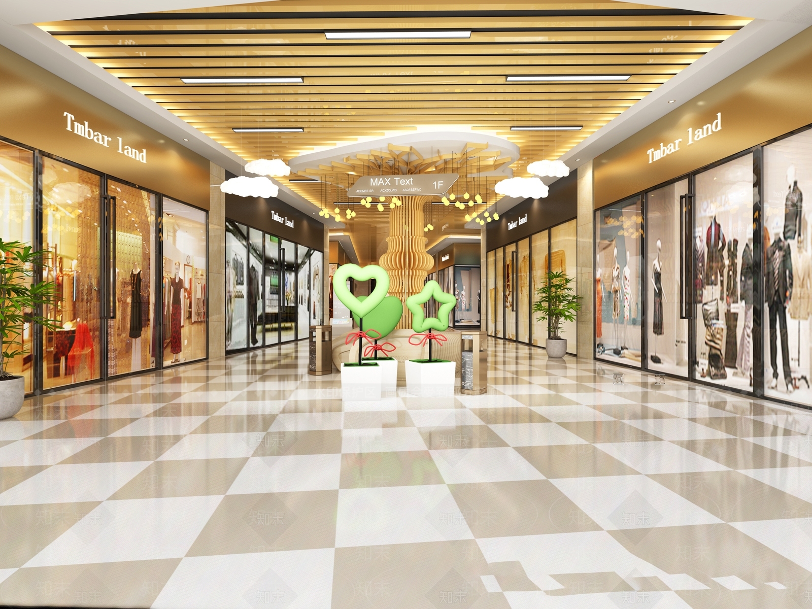 现代商场3D模型下载【ID:287672970】