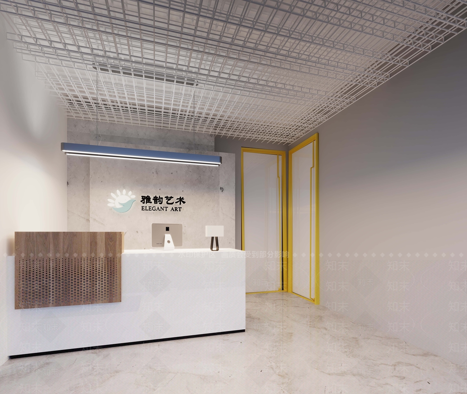 工业风琴行前台3D模型下载【ID:387771445】