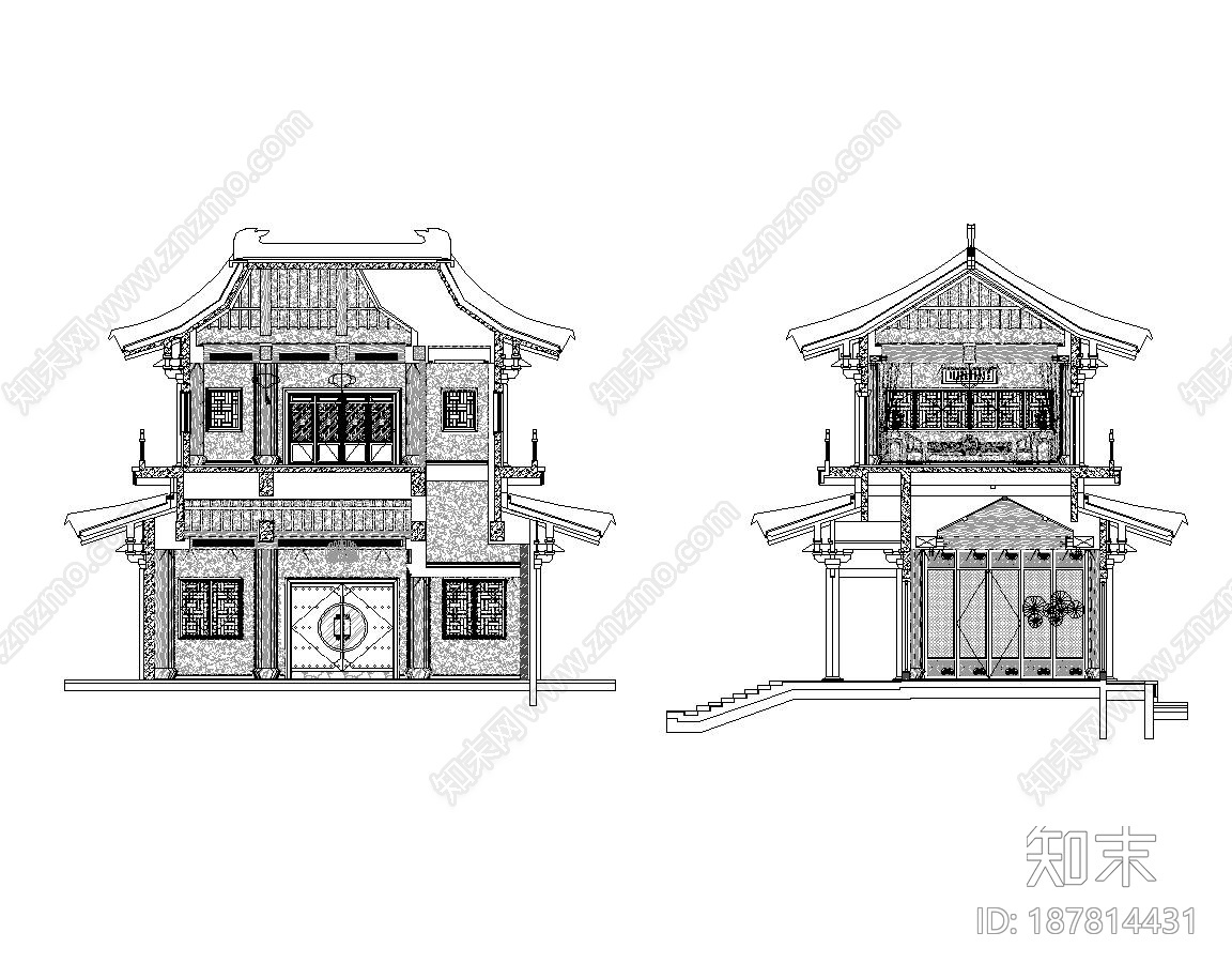 古建施工图下载【ID:187814431】