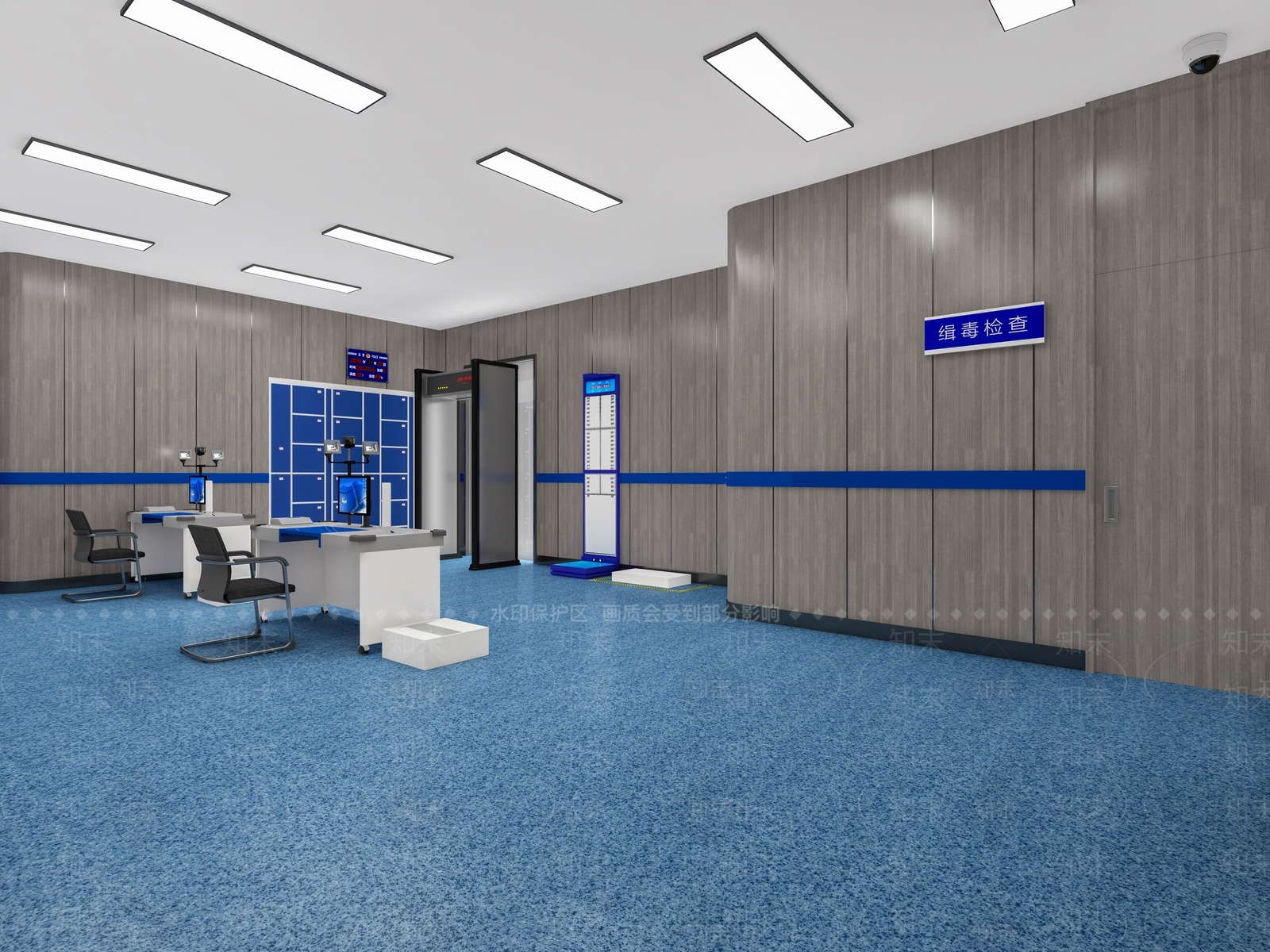 现代公安信息采集中心3D模型下载【ID:787825612】