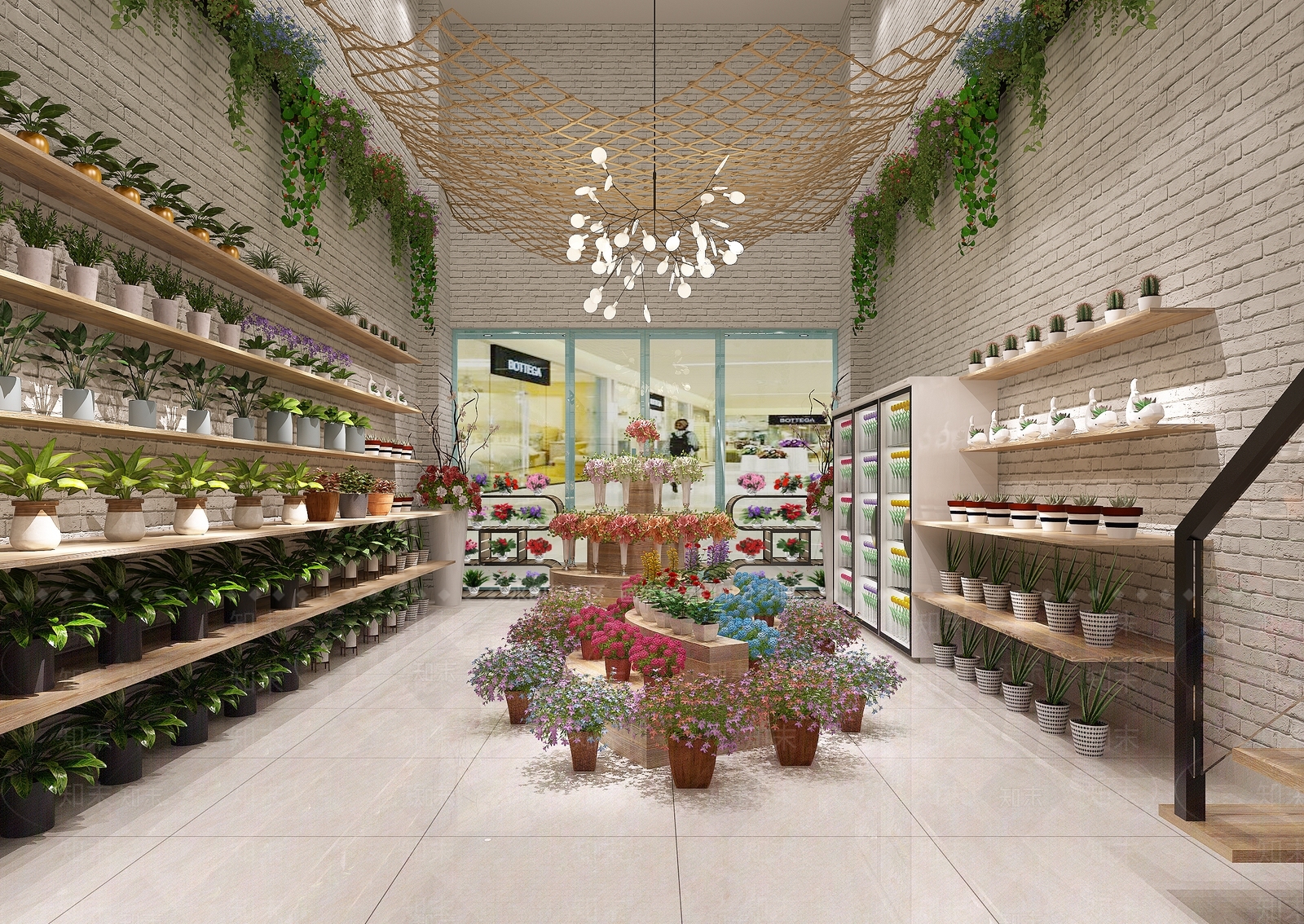 现代花店3D模型下载【ID:187836774】