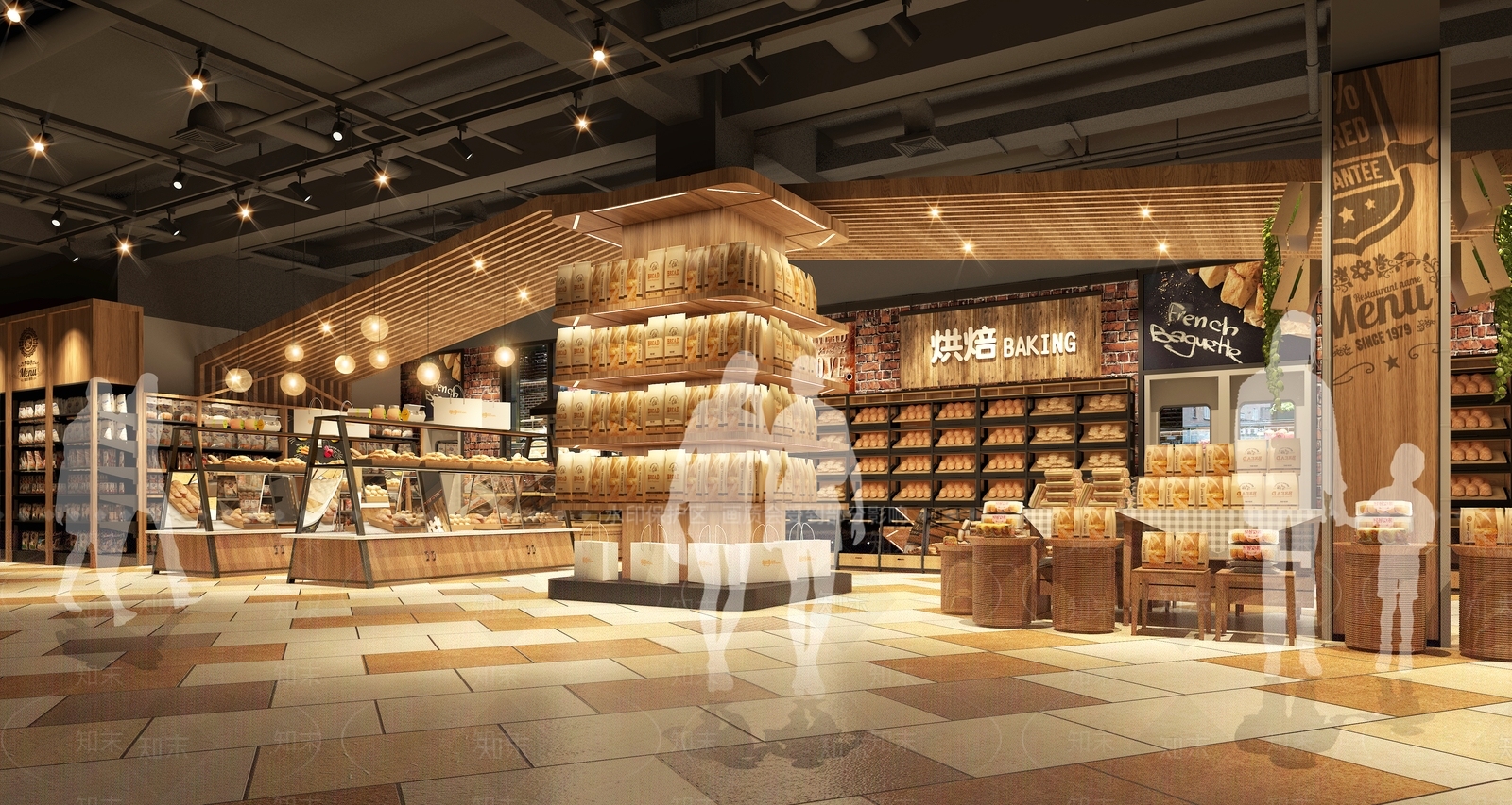 现代超市3D模型下载【ID:587842399】