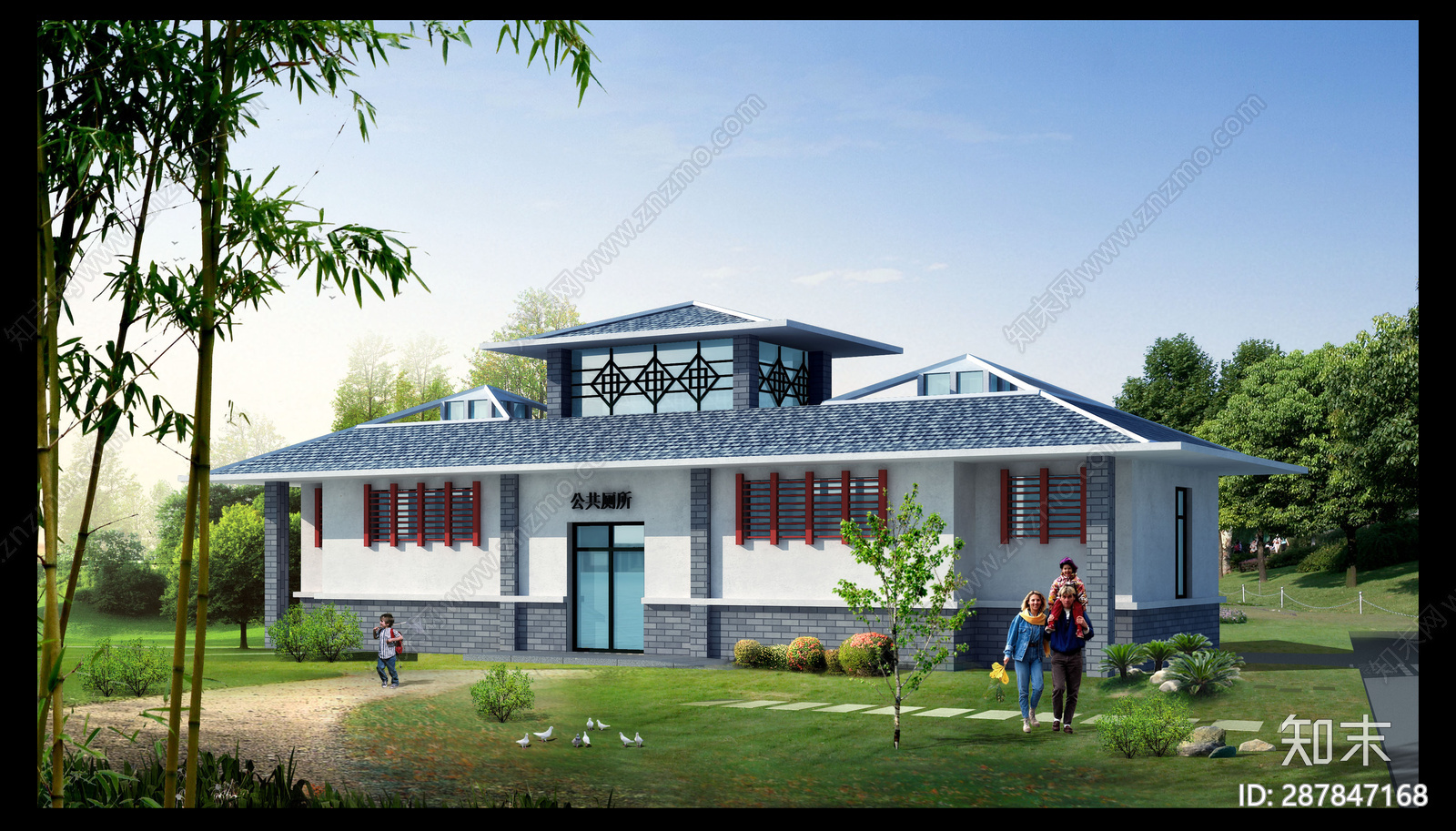 公厕施工图下载【ID:287847168】