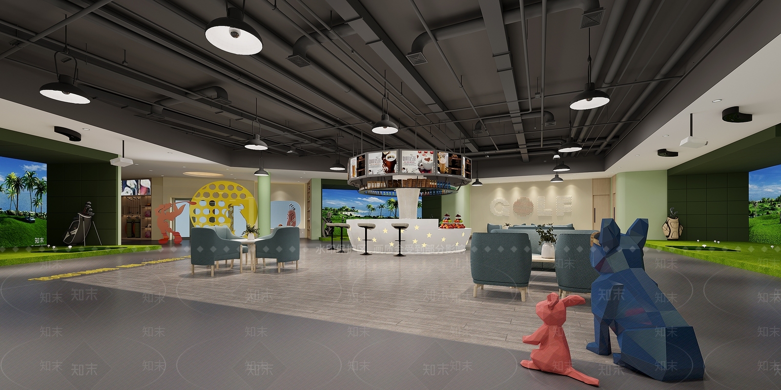 现代体育场所3D模型下载【ID:387876823】