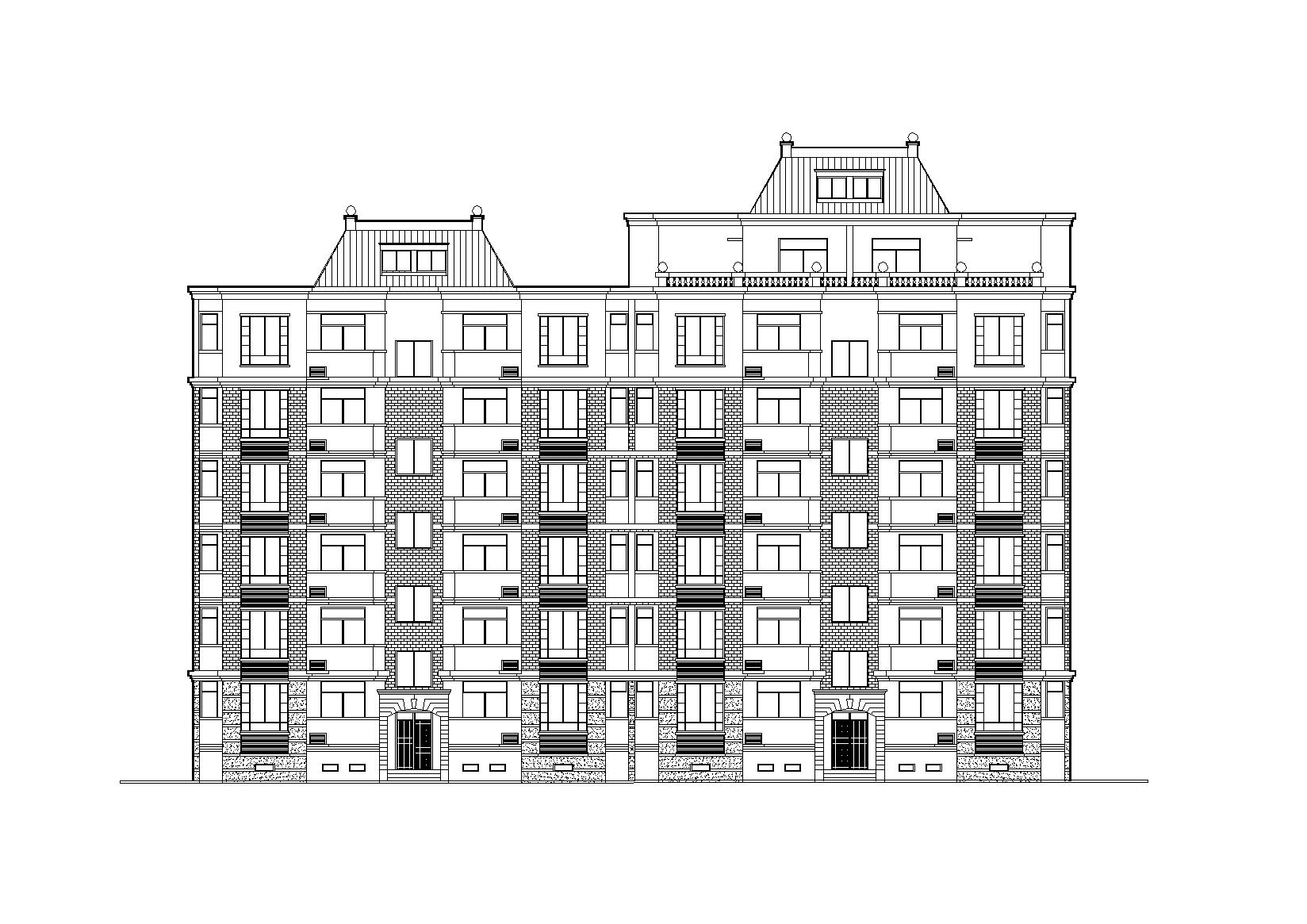 [江西]南昌东方塞纳8#住宅楼建筑施工图cad施工图下载【ID:166575192】