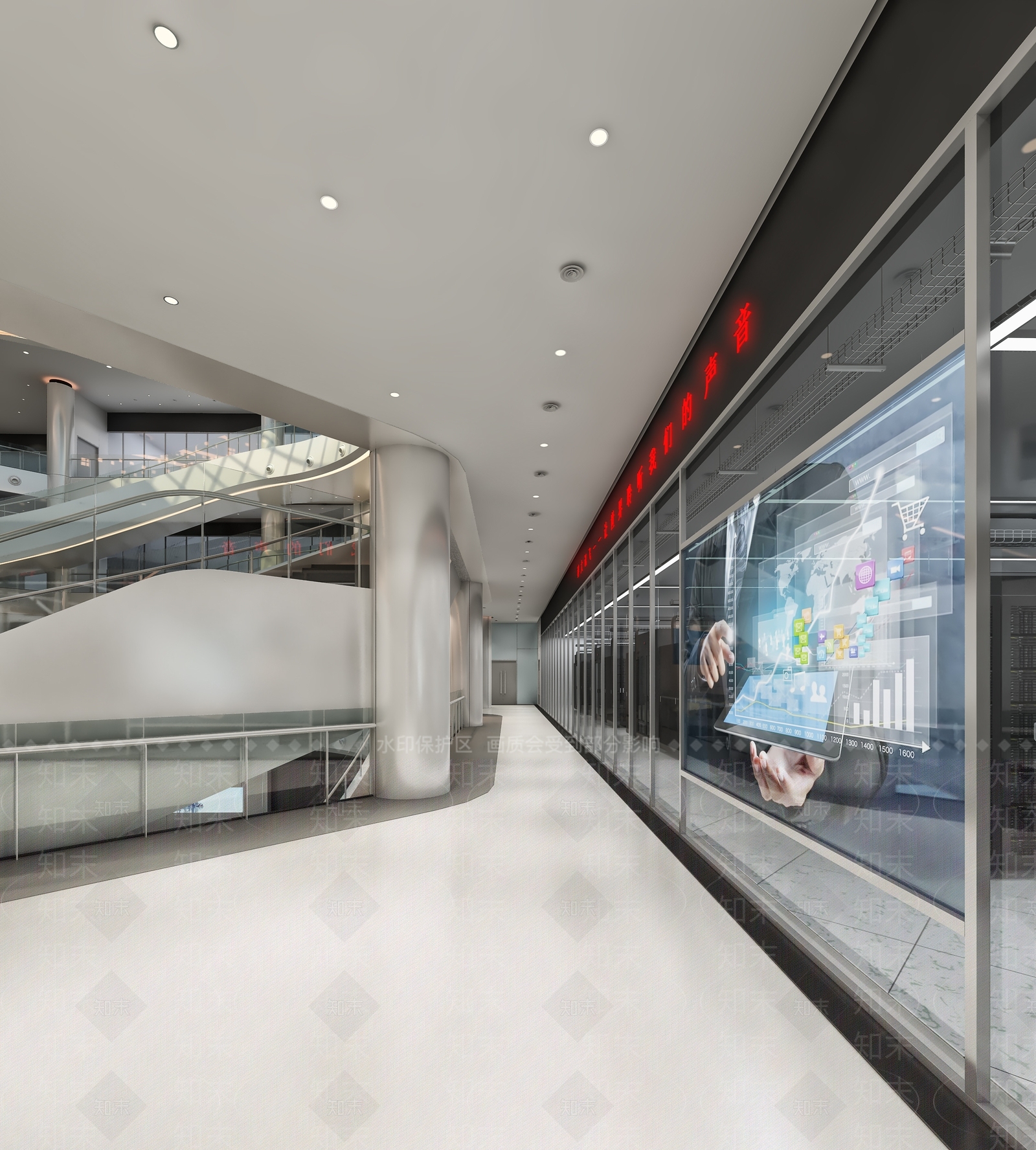 现代商场3D模型下载【ID:487909817】
