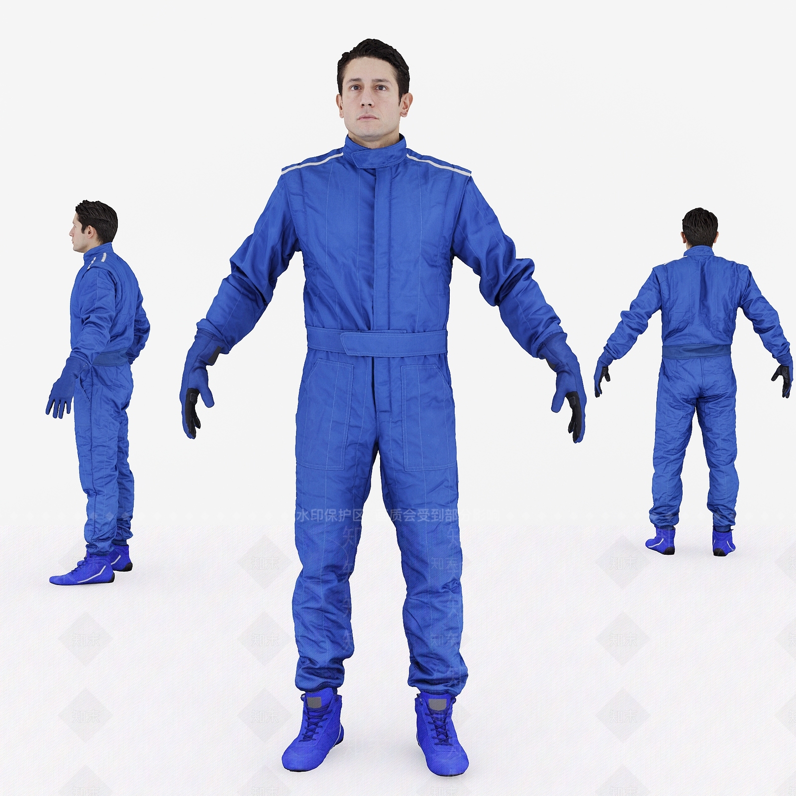 现代男人3D模型下载【ID:687926498】
