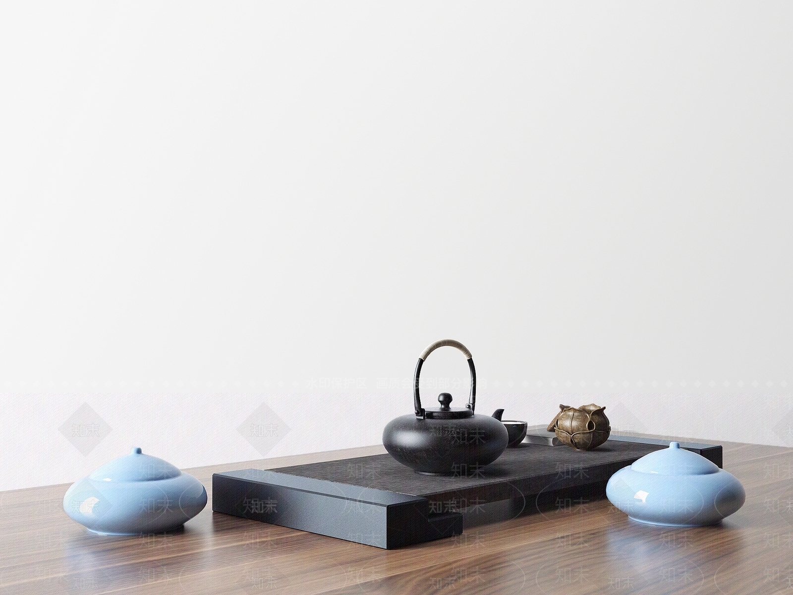 新中式茶具3D模型下载【ID:187973301】