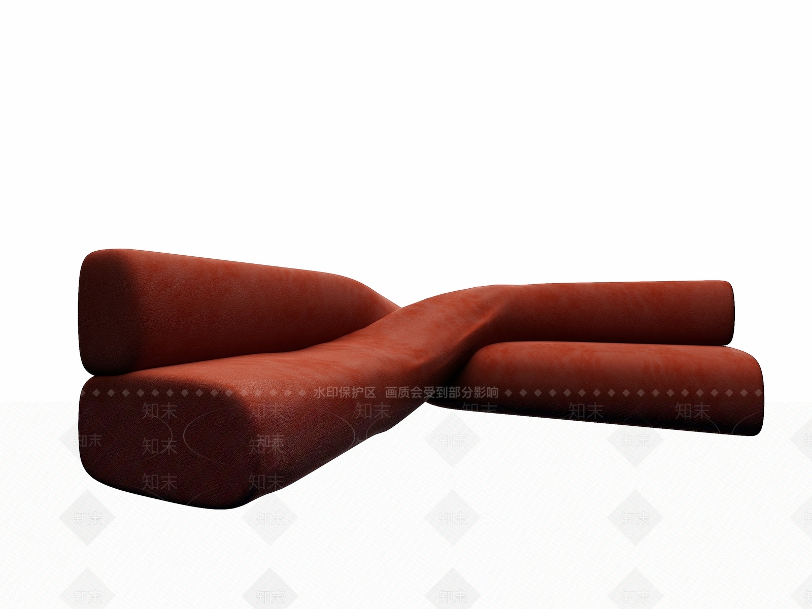 【3D悬赏模型】后现代风格异形沙发3D模型下载【ID:287996011】