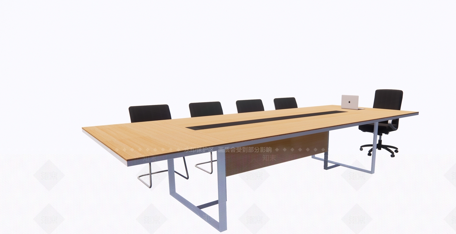现代会议桌SU模型下载【ID:787999136】