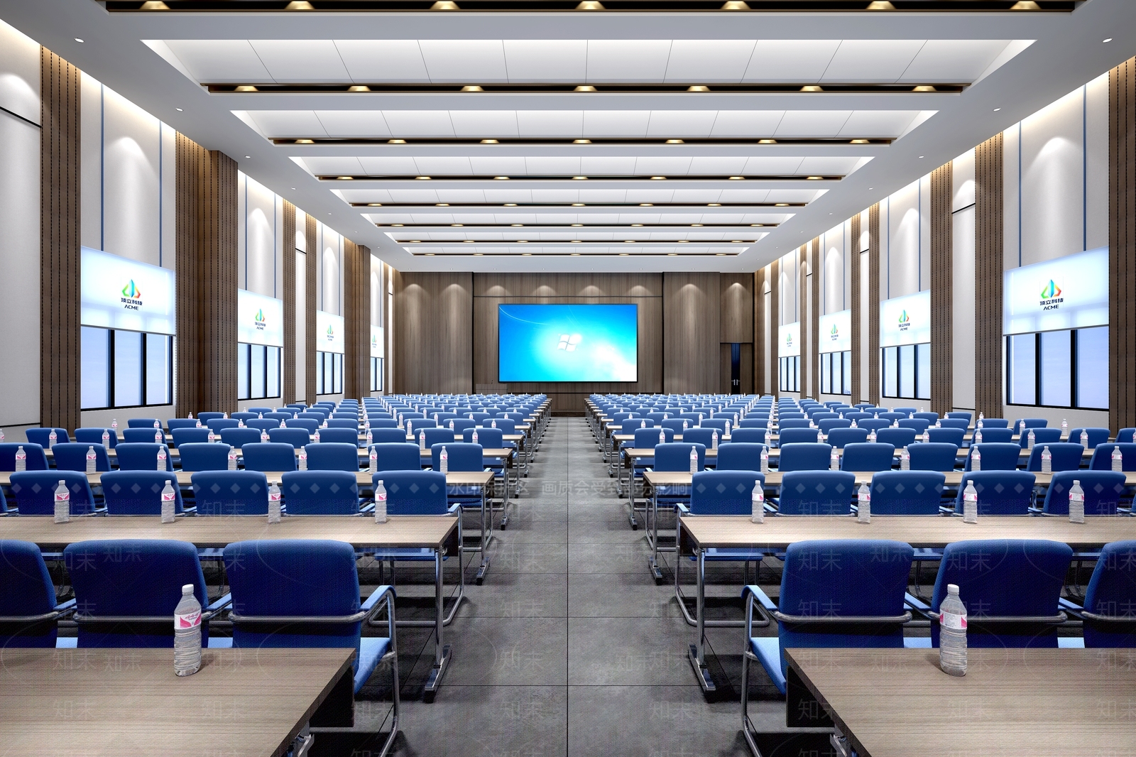 现代报告厅3D模型下载【ID:788018881】