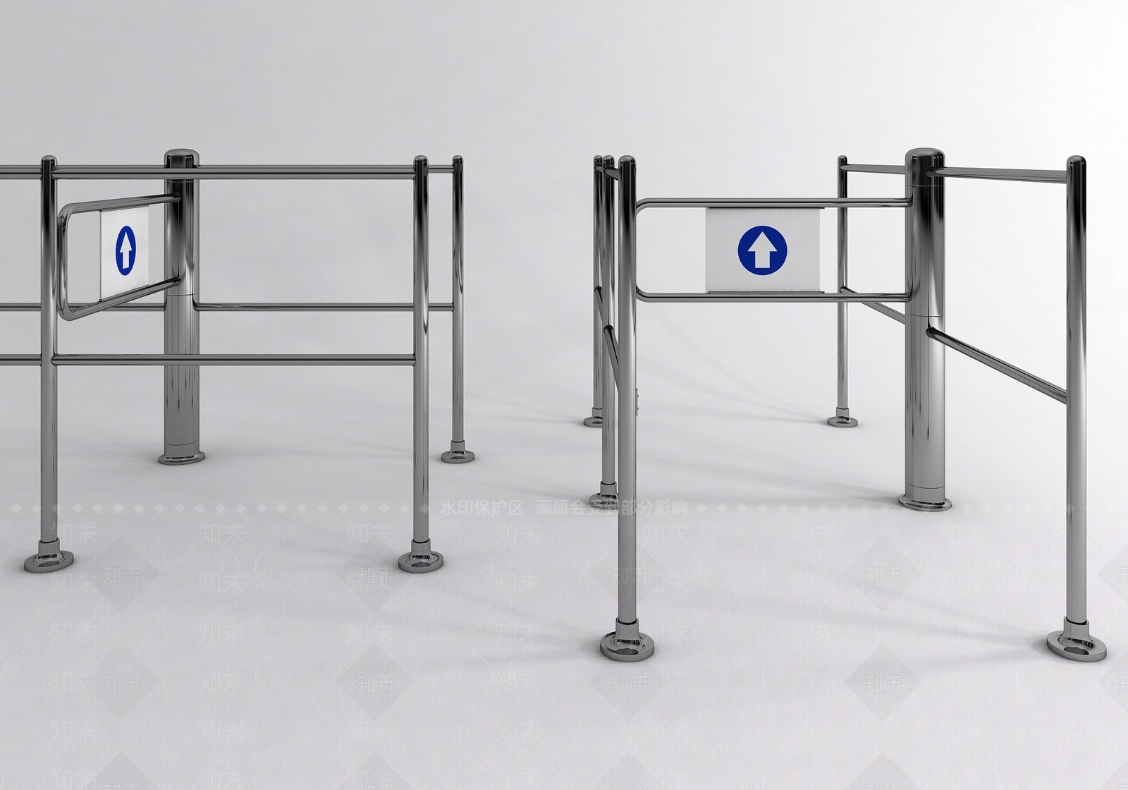 现代安检门3D模型下载【ID:388020527】