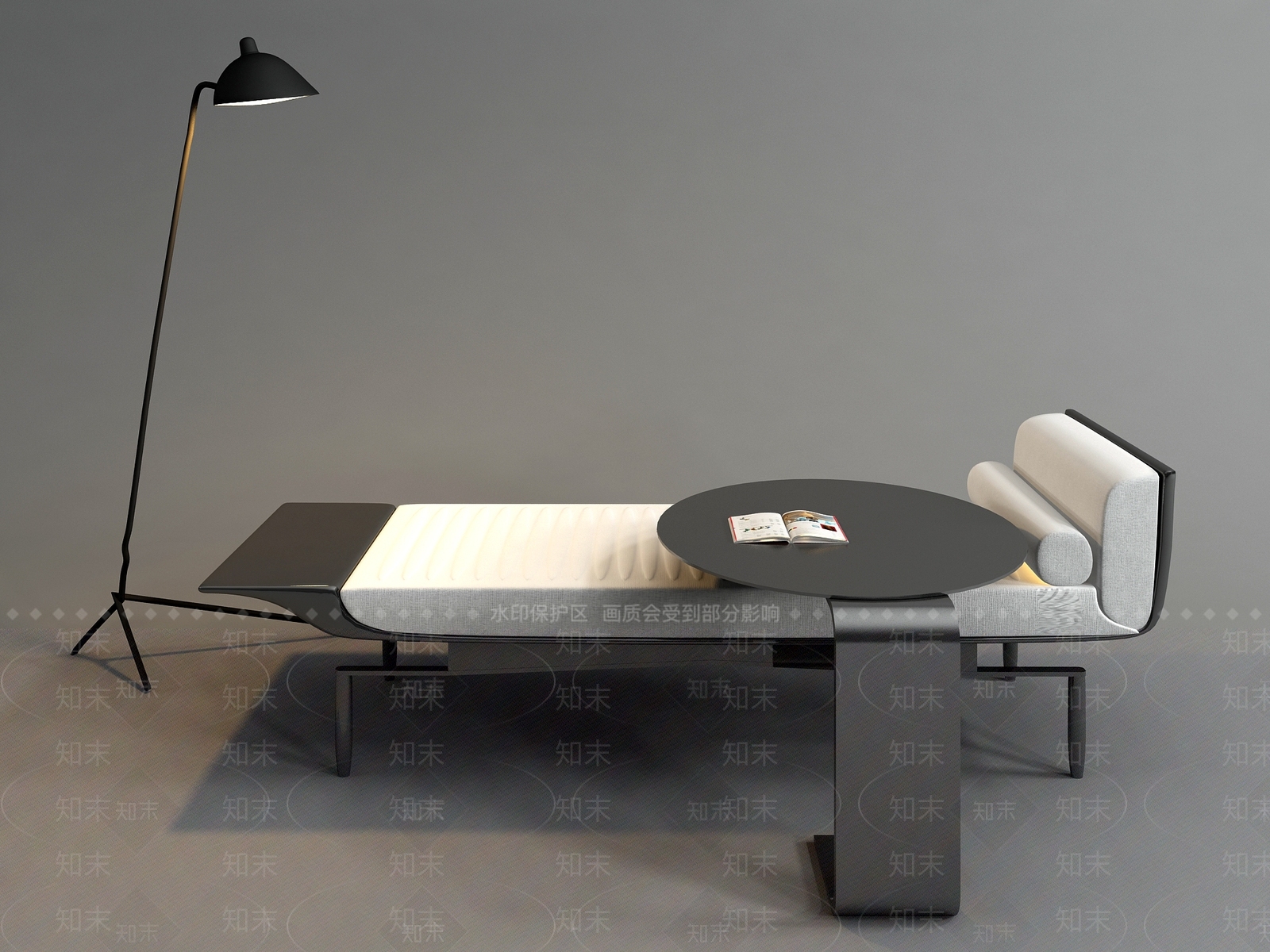 新中式床尾凳3D模型下载【ID:488020472】