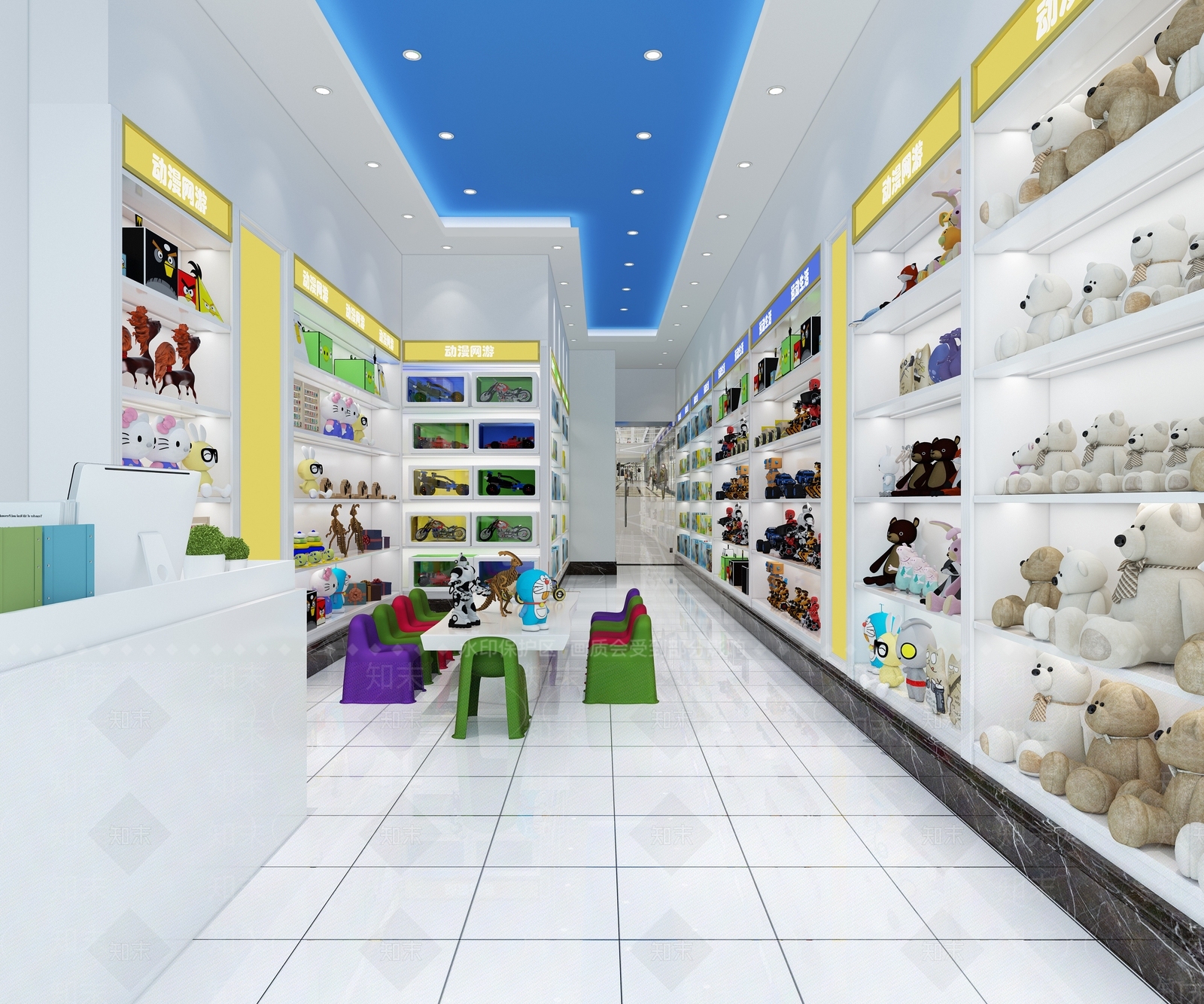 现代玩具店3D模型下载【ID:288044691】