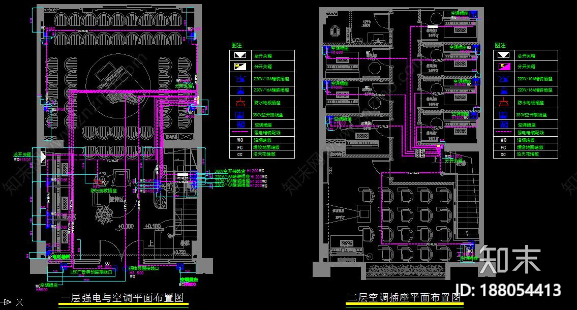 梁志天-现代简约教室cad施工图下载【ID:188054413】