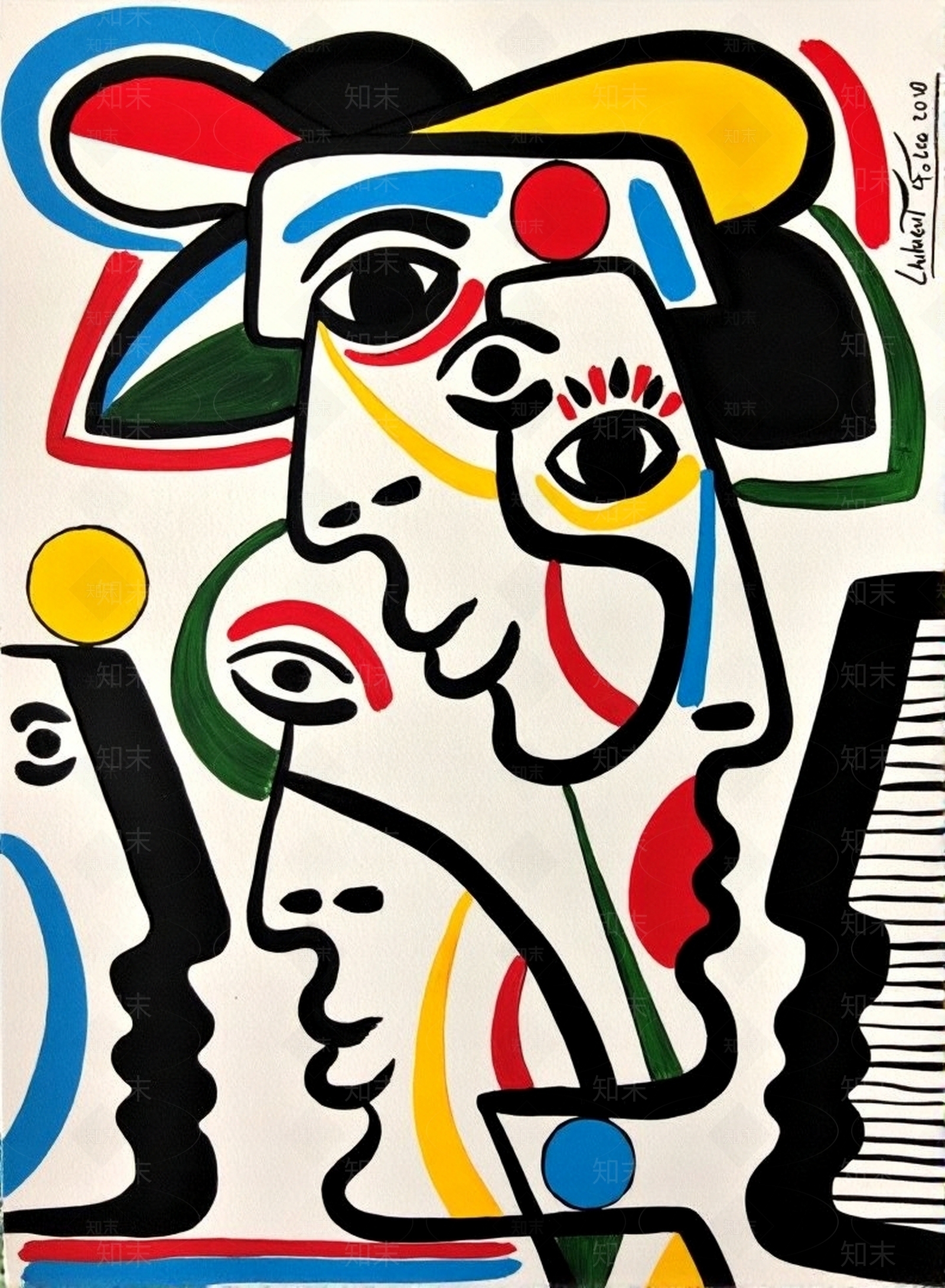 抽象画贴图下载【ID:1195345904】