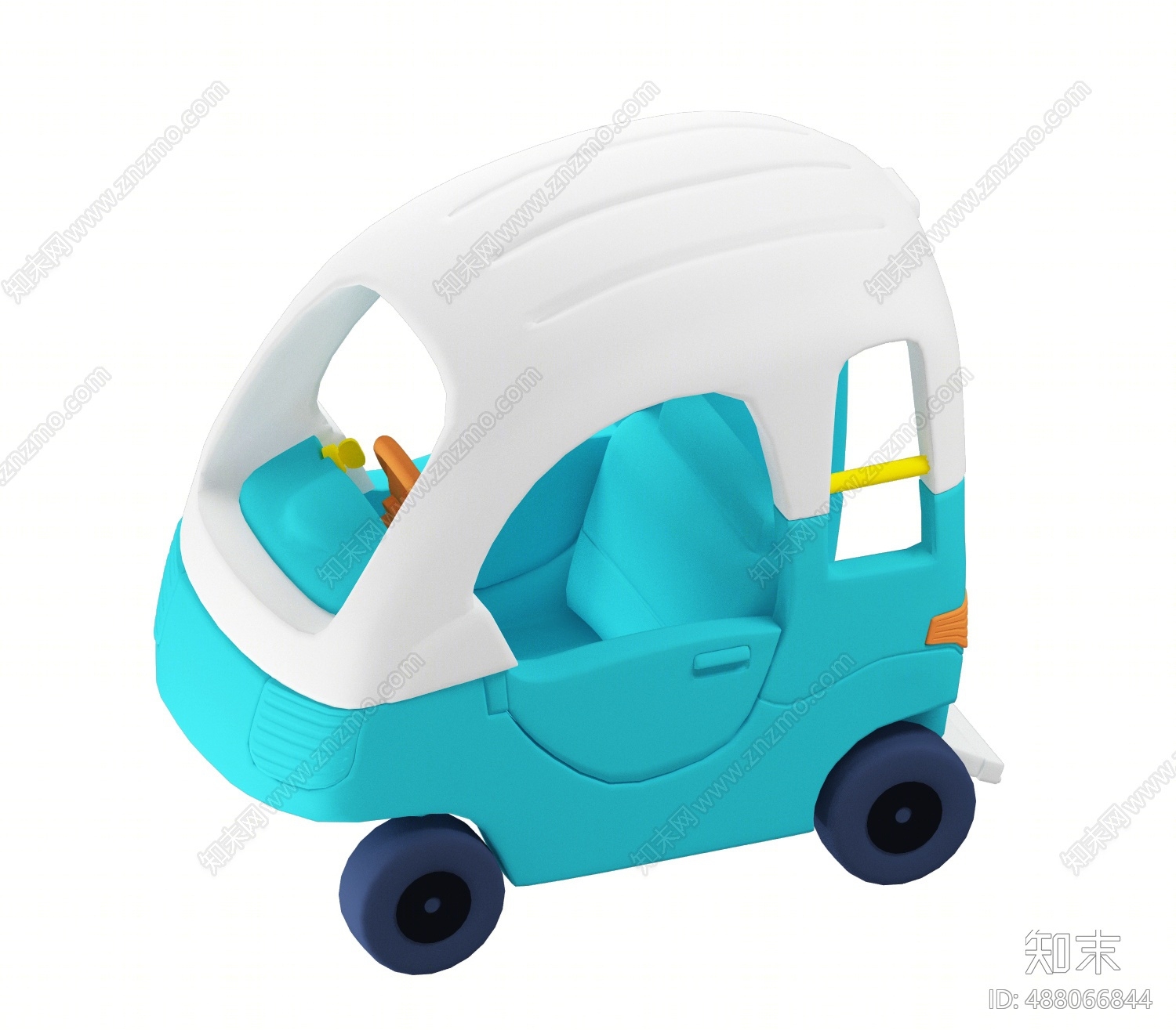 现代儿童玩具车3D模型下载【ID:488066844】