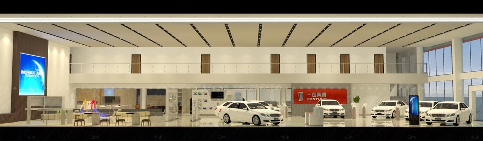 现代汽车展厅SU模型下载【ID:488290843】